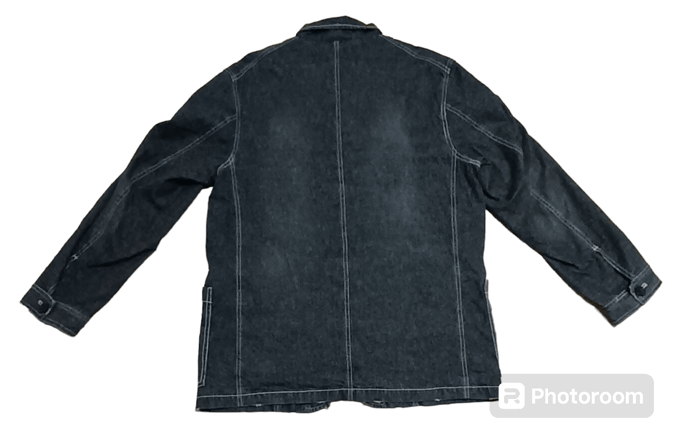 If Six Was Nine ALLFIX DESIGN SEASONED DENIM CHORE JACKET Size US L / EU 52-54 / 3 - 5 Thumbnail