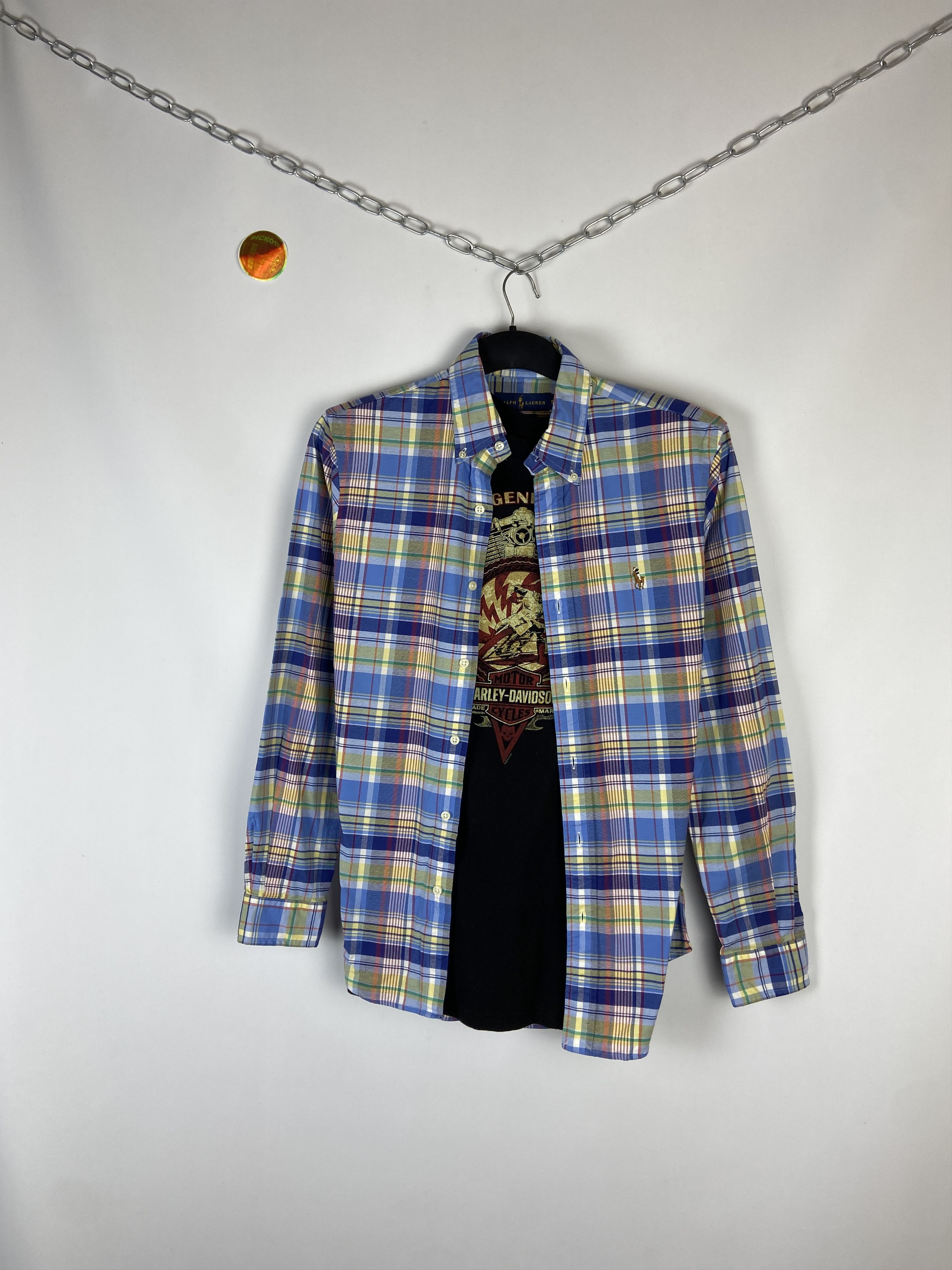 Flannel Flannel Polo Ralph Lauren Vintage Mens Shirt Size US S / EU 44-46 / 1 - 3 Thumbnail