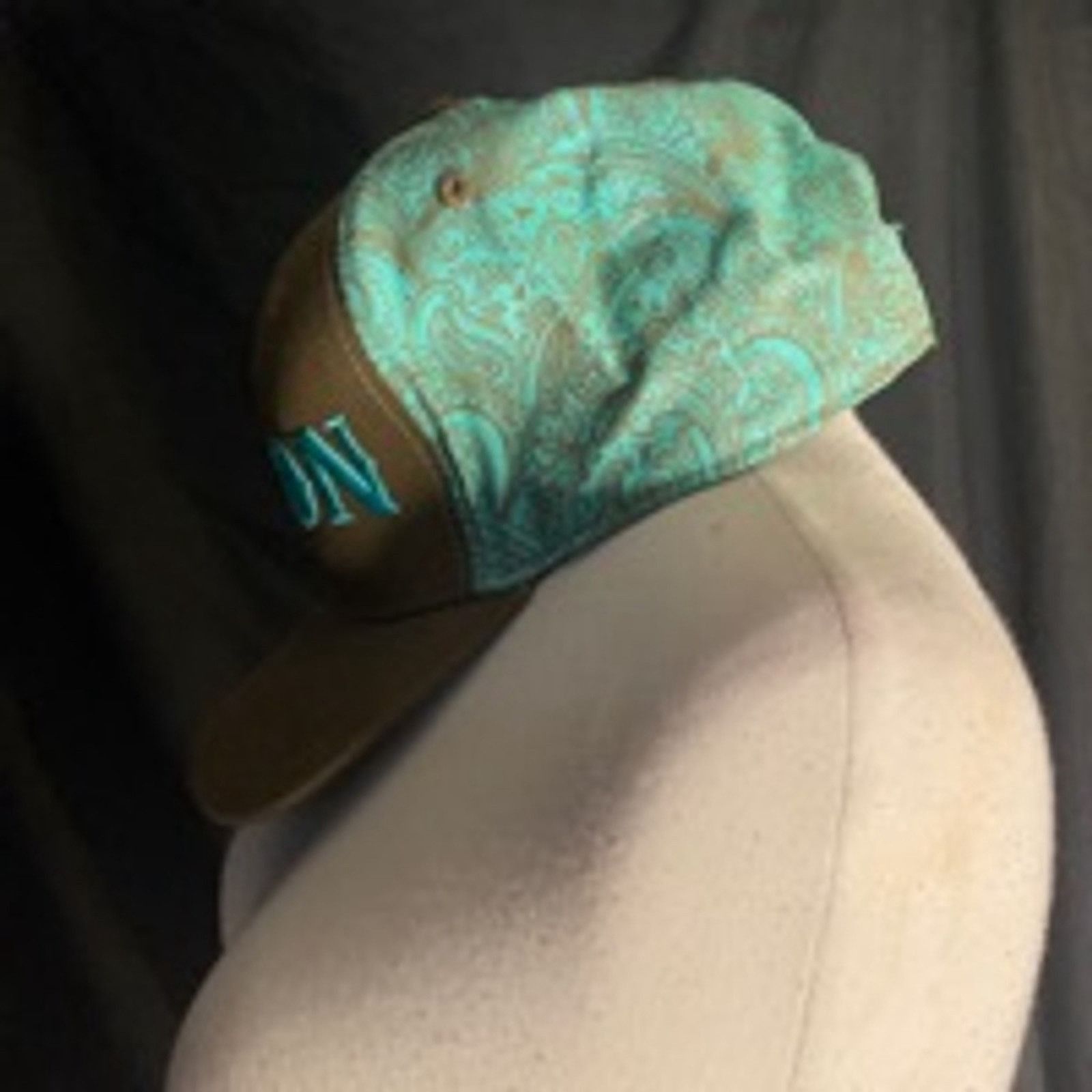 Other Dale Brisby “Ol’ Son” Snapback Rodeo Time Turquoise Paisley Size ONE SIZE - 5 Thumbnail