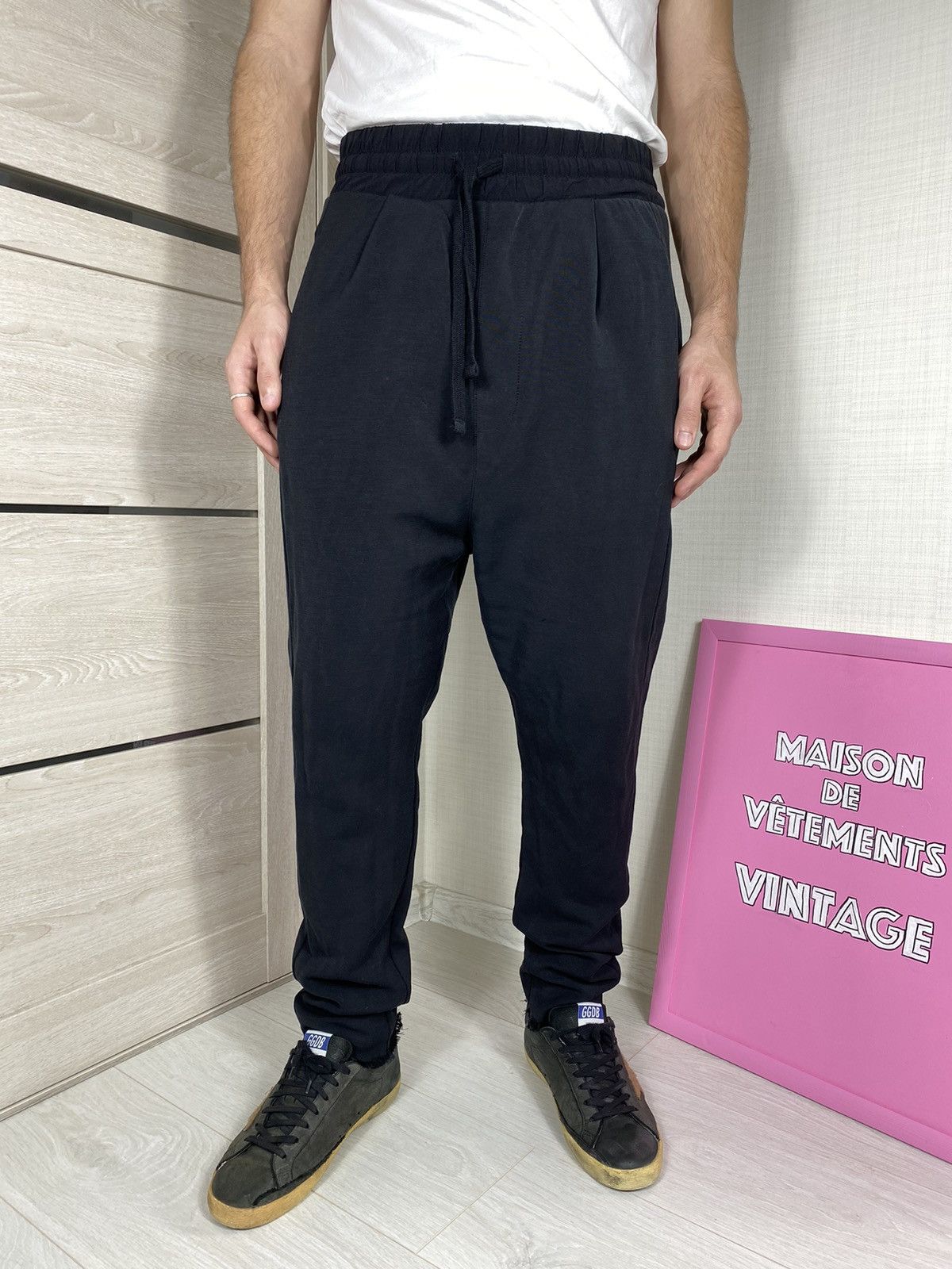 image of Thom Krom Balloon Pants in Black, Men's (Size 34)