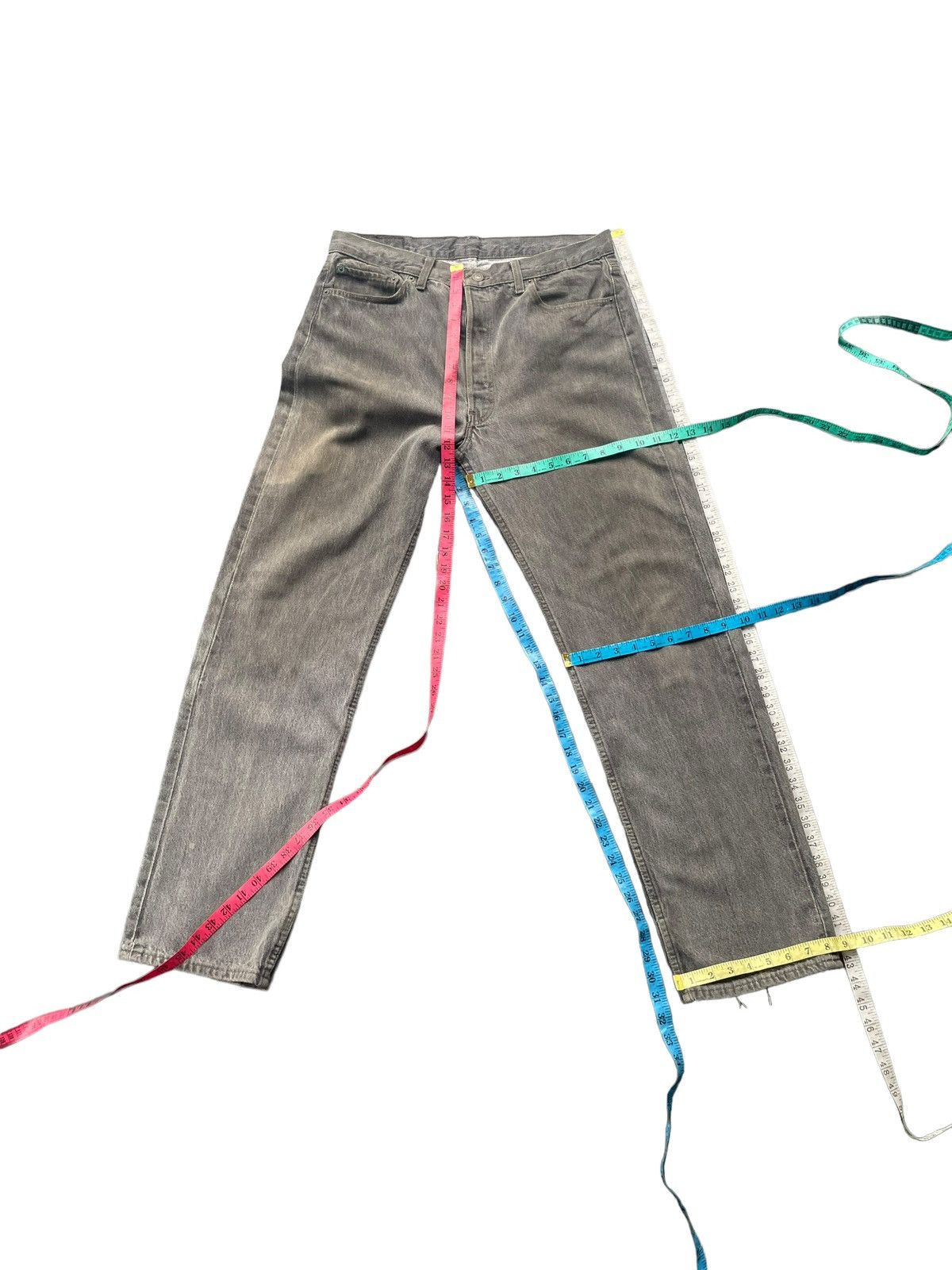 Levi's × Vintage Vintage 1991 Levis 501 e Faded Denim Size US 35 - 13 Thumbnail