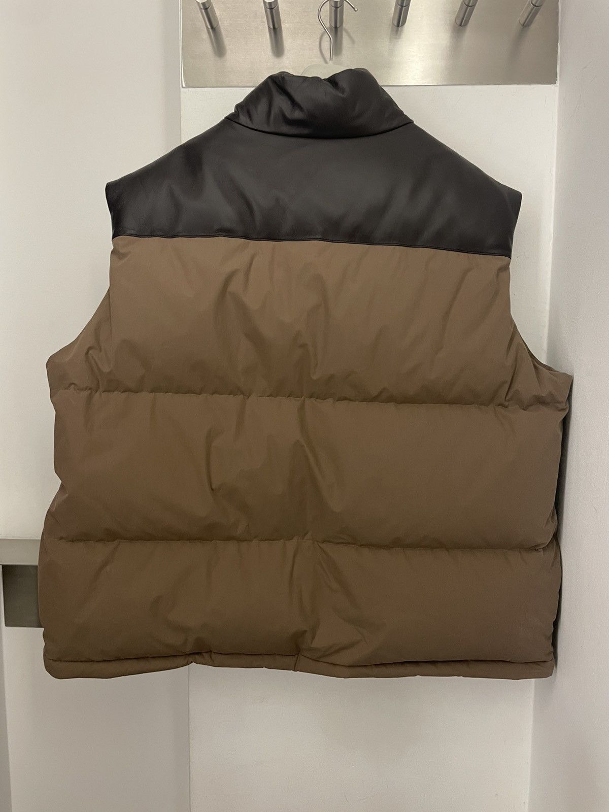 Bottega Veneta FROSTED POPLIN AND LEATHER GILET Size XL / US 12-14 / IT 48-50 - 5 Thumbnail