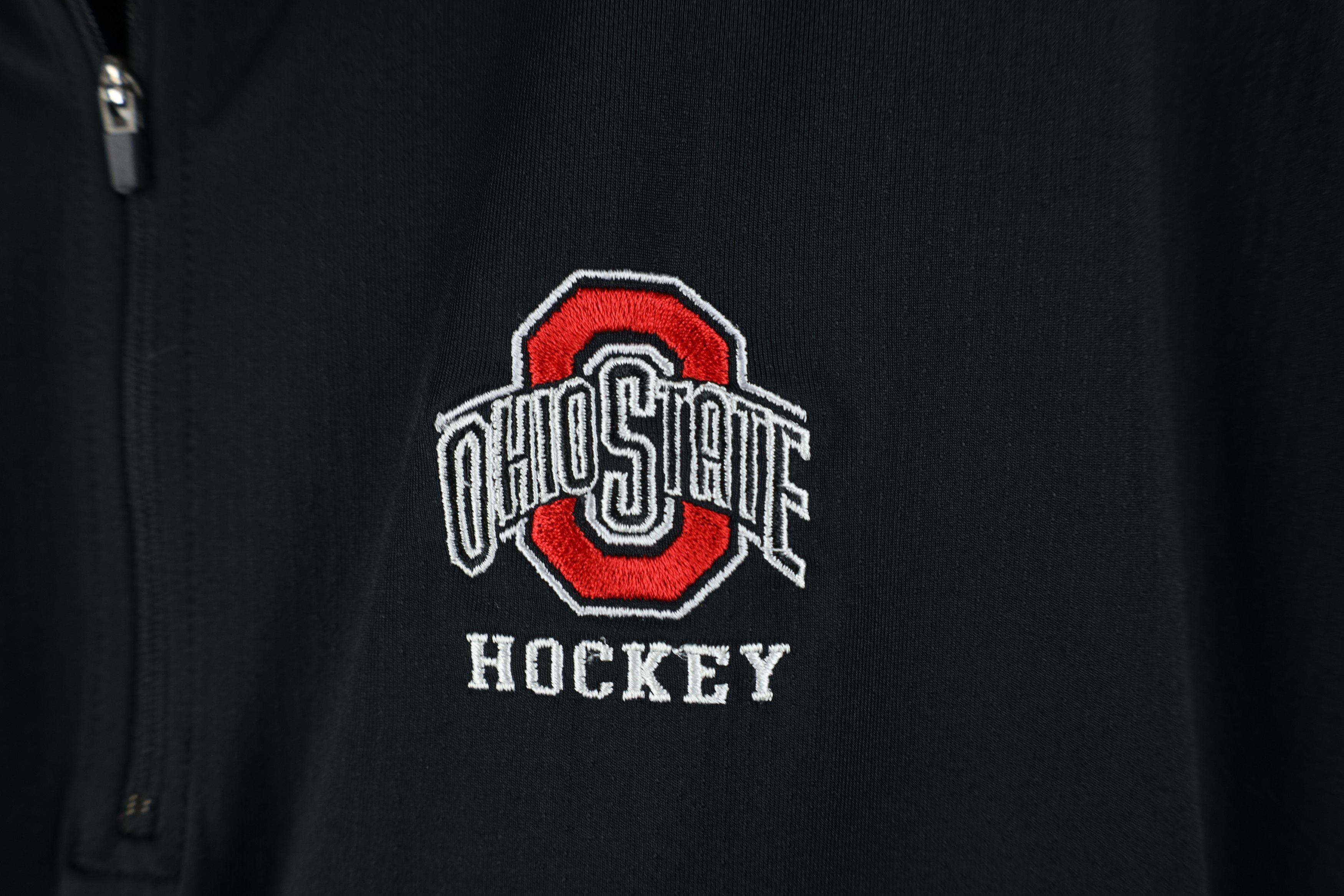 Nike Nike Issued Ohio State University Hockey Half Zip Polo Shirt Size US M / EU 48-50 / 2 - 4 Thumbnail