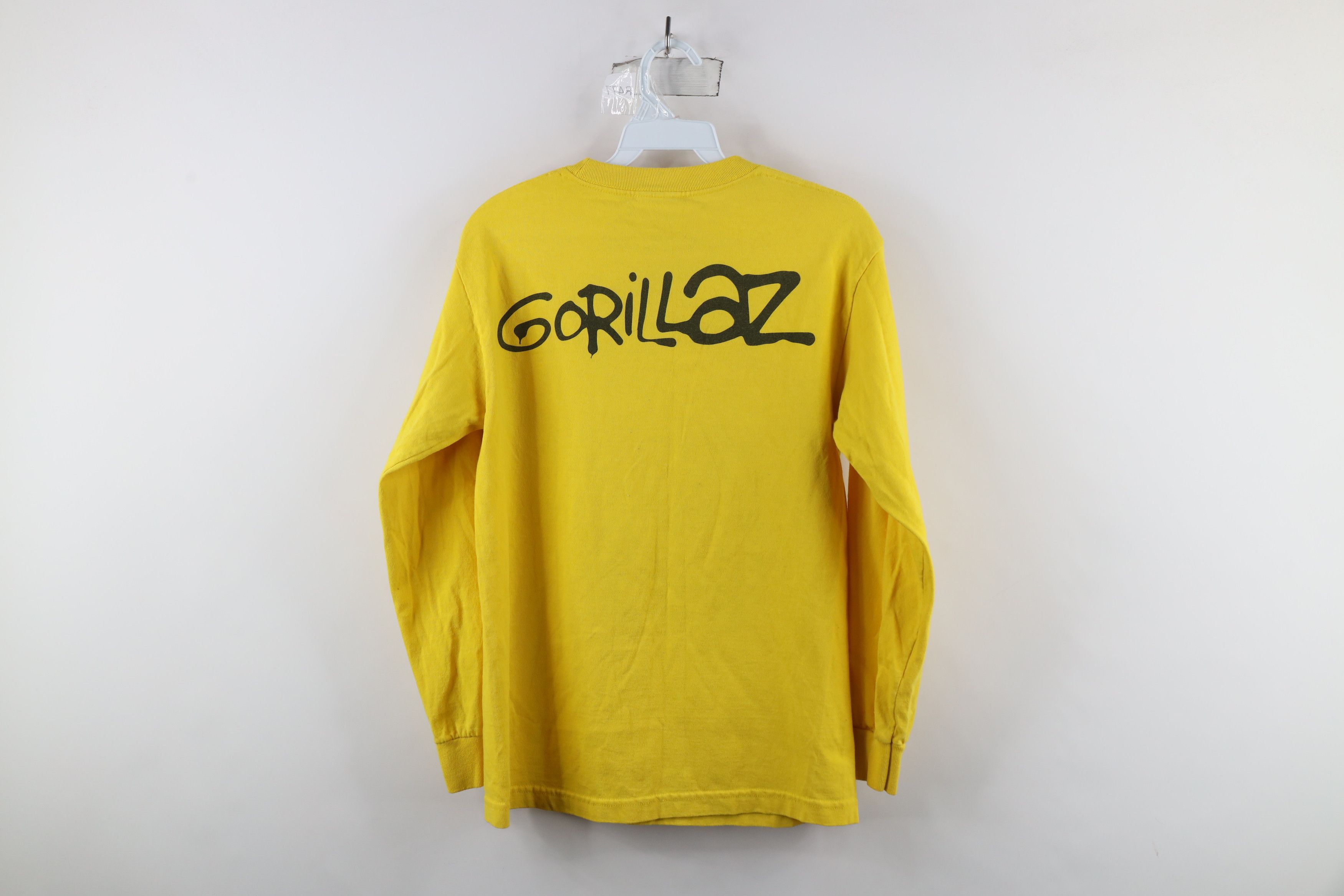 Vintage Vintage Out The Gorillaz Band Long Sleeve T-Shirt Yellow Size US XS / EU 42 / 0 - 11 Thumbnail