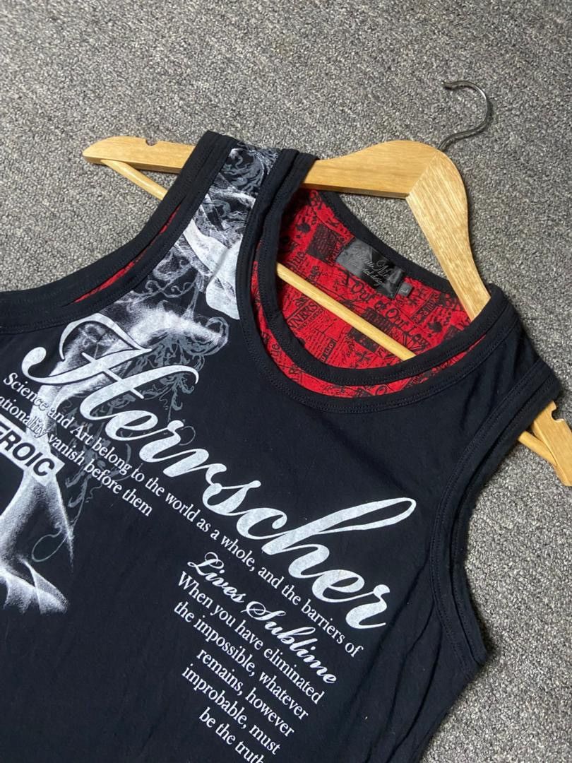 Beaumere Beaumere Immortal Design Poem Double Layered Tanktop (175) Size US L / EU 52-54 / 3 - 6 Thumbnail