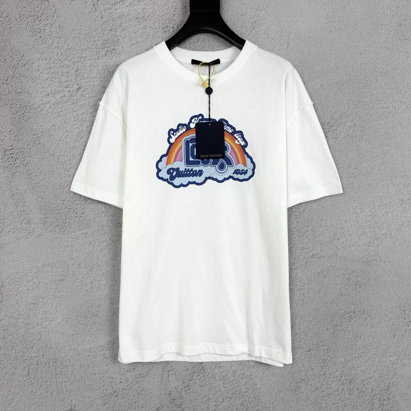 Louis Vuitton LV SS23 Rainbow Logo Crewneck Short Sleeve Tee M Size US M / EU 48-50 / 2 - 1 Thumbnail