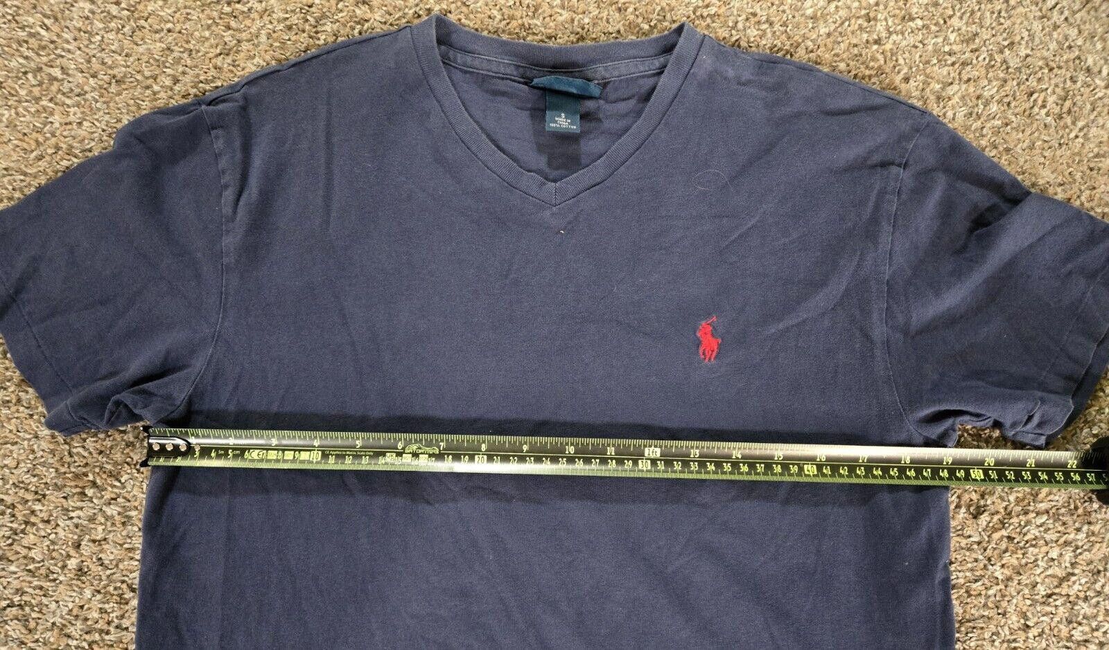 Polo Ralph Lauren Polo Ralph Lauren T-Shirt Small Blue Gray Mens V-Neck Size US S / EU 44-46 / 1 - 3 Thumbnail