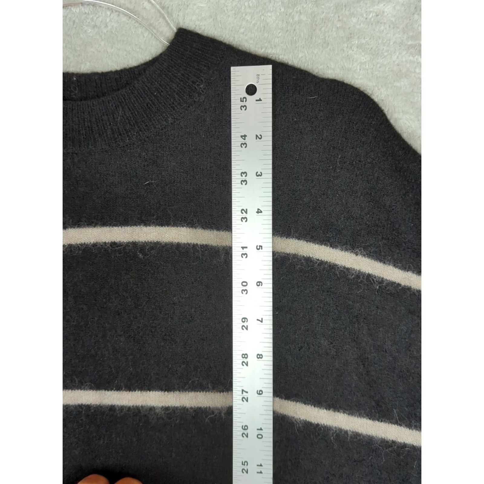 Other Stockholm Atelier Other Stories Sweater Womens S Black Alpaca Blend Long Slv Size S / US 4 / IT 40 - 6 Thumbnail