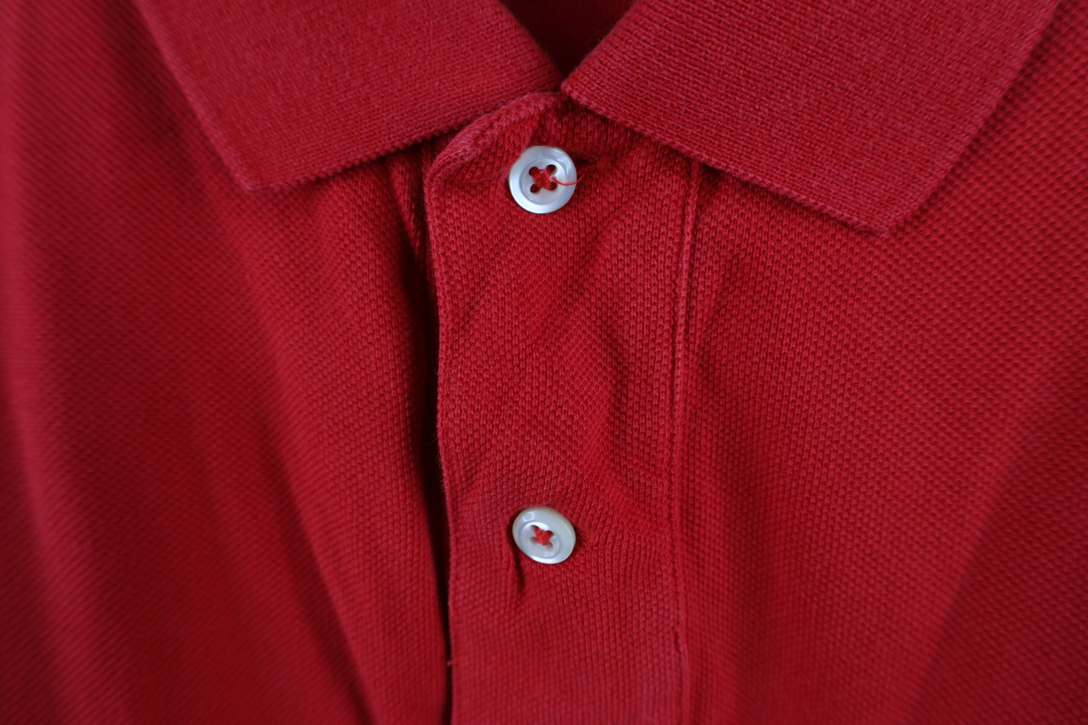 Ralph Lauren Vintage 90s Ralph Lauren Big Pony Collared Polo Shirt Red Size US XXL / EU 58 / 5 - 8 Thumbnail