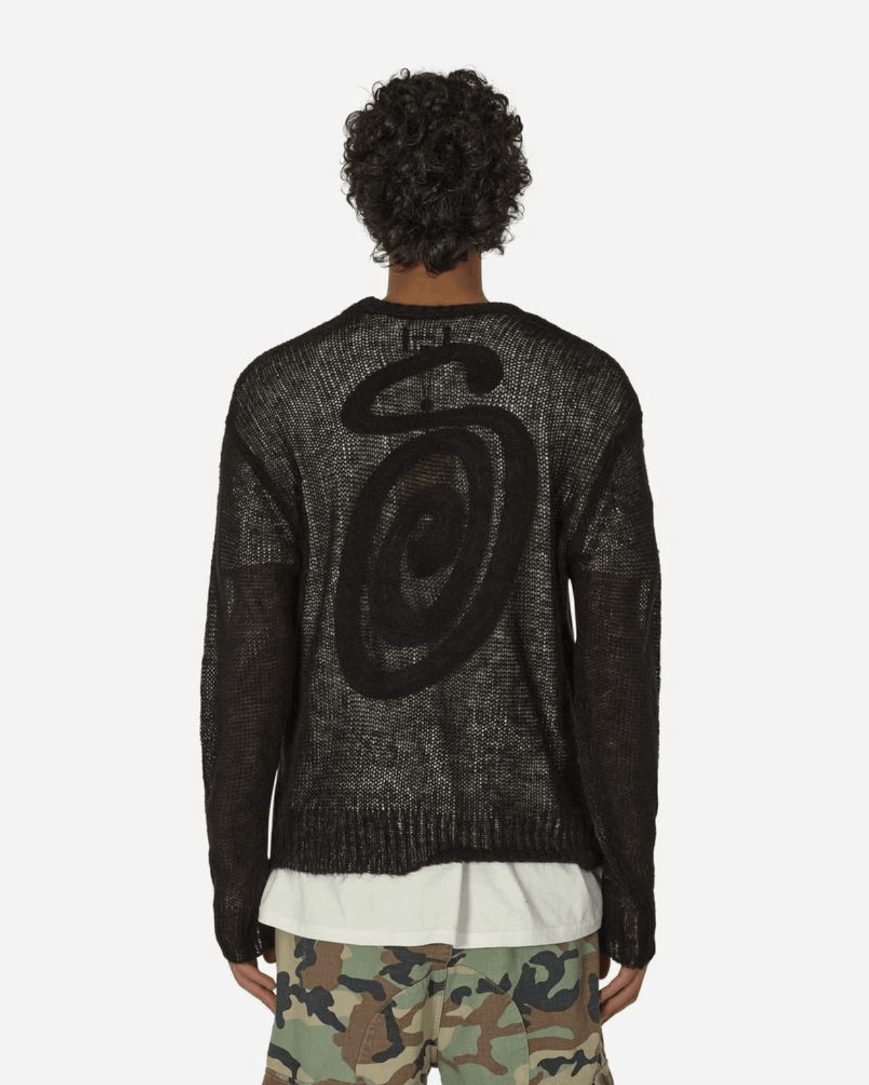 Stussy Stussy S Loose Knit Sweater in Black Size US XL / EU 56 / 4 - 1 Thumbnail