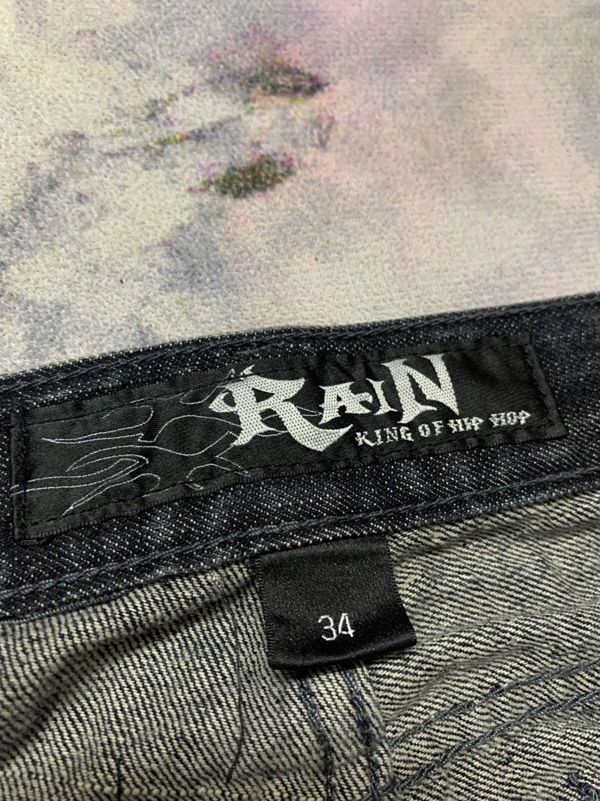 Japanese Brand Double Waist Japan Brand Rain Denim Share Spirit PPFM LGB Size US 34 / EU 50 - 8 Thumbnail
