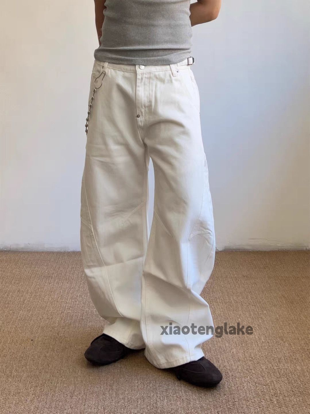Vintage xz vintage wide Leg loose hiphop flared y2k jeans Size US 28 / EU 44 - 5 Thumbnail