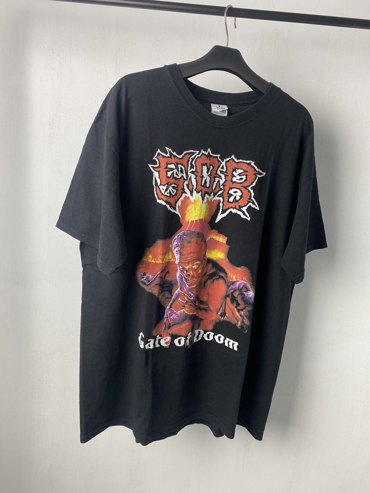 Band Tees × Vintage 00s SxOxB Gate Of Doom Japanese Hardcore Punk Tshirt Size US XL / EU 56 / 4 - 2 Thumbnail