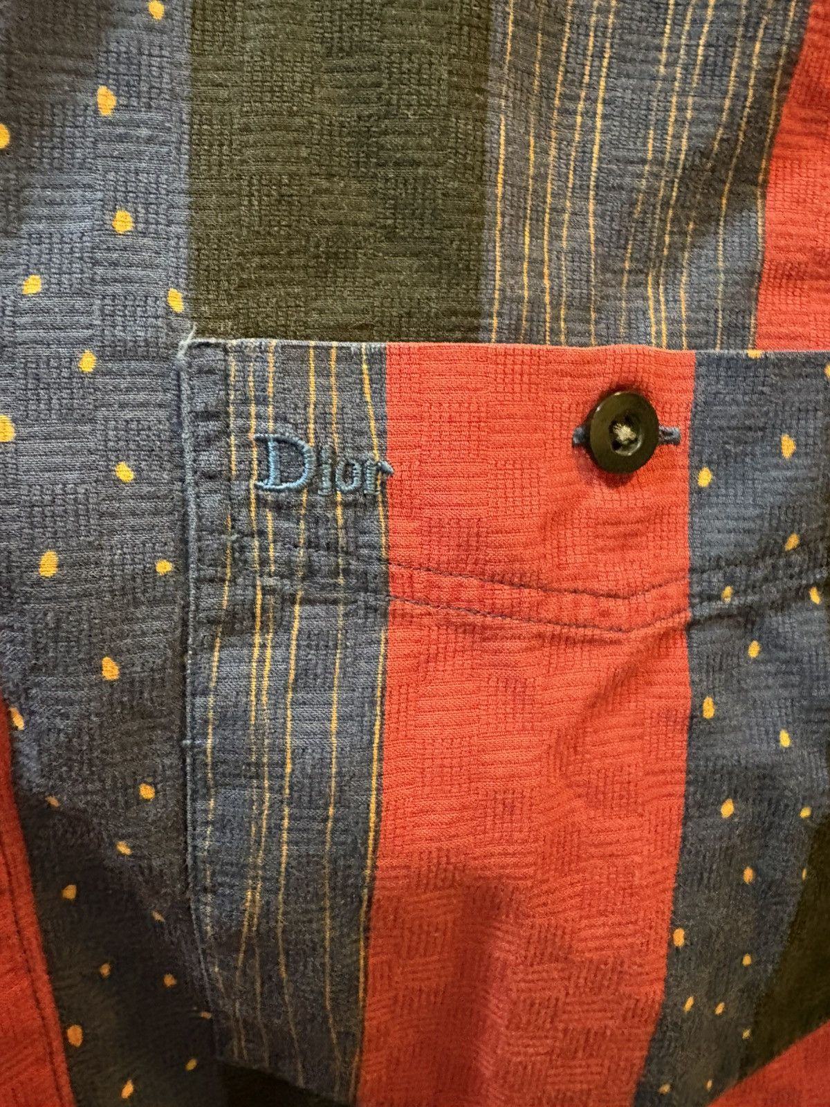 Dior 90’s Vintage Dior Button Up Shirt Size US L / EU 52-54 / 3 - 4 Thumbnail