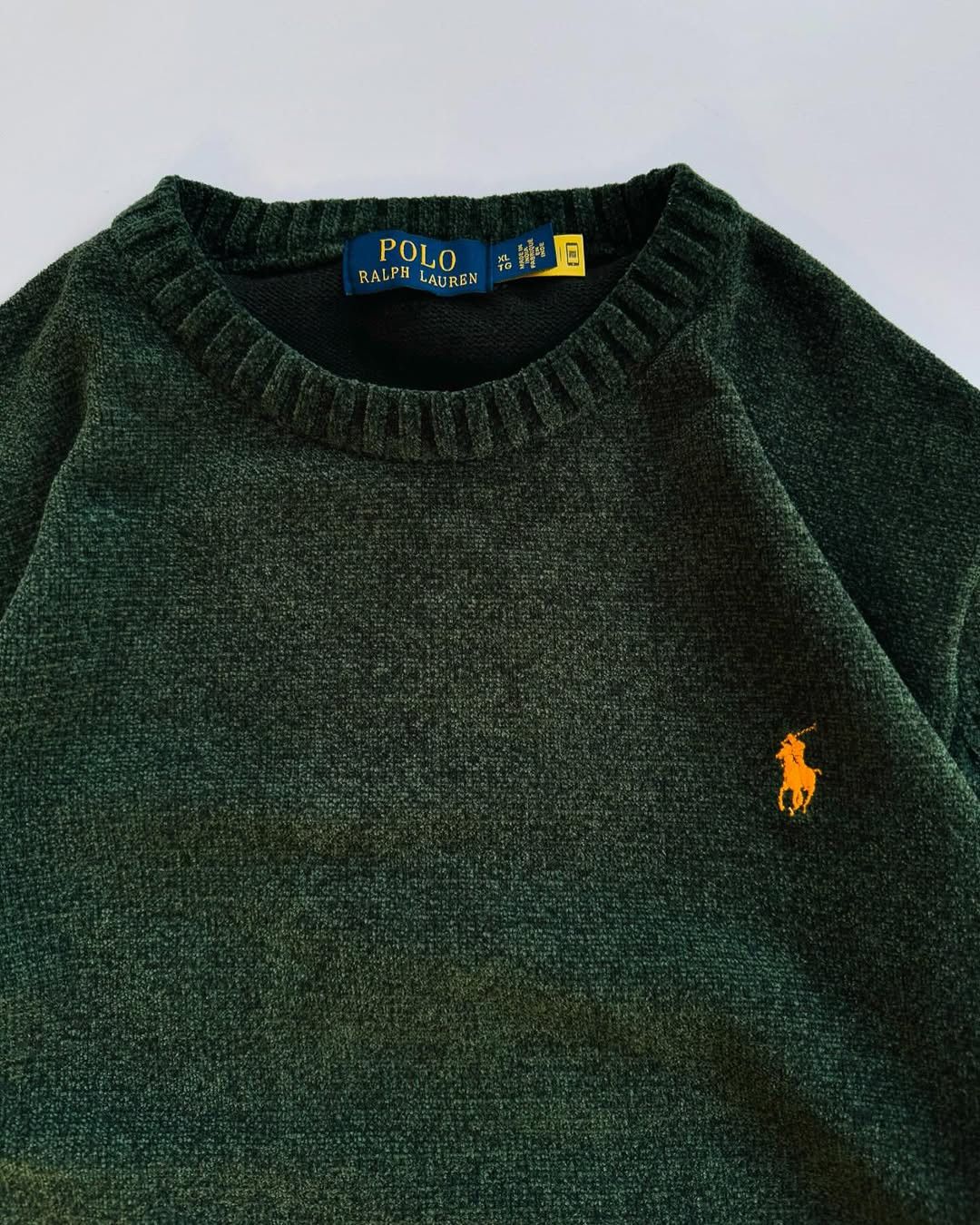 Polo Ralph Lauren × Vintage Vintage Polo Ralph Lauren woolen crew neck sweater Size US XL / EU 56 / 4 - 3 Thumbnail