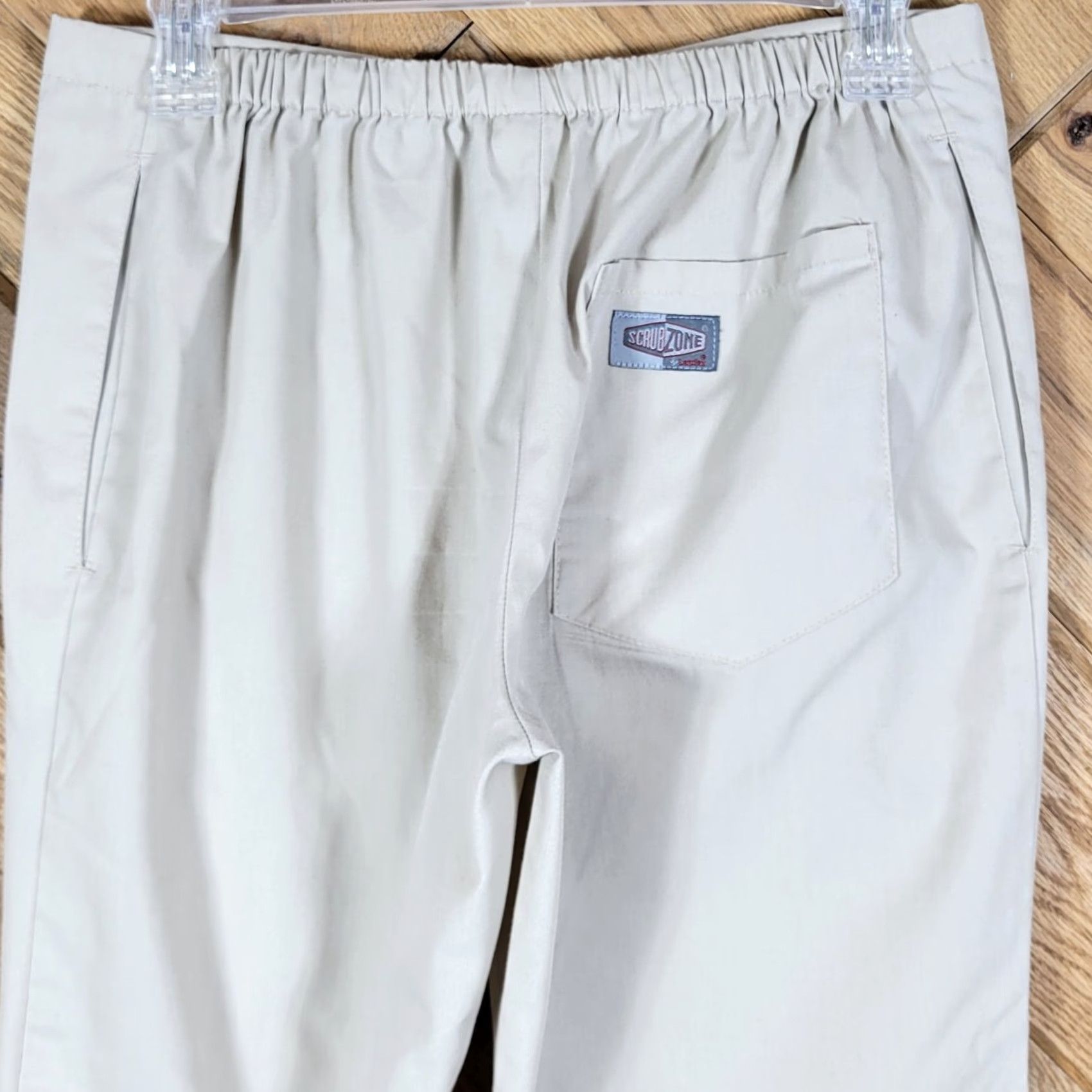 Vintage ScrubZone Landau Womens Scrub Pants XS Drawstring Elastic Back Sand ScrubZone Scrub Pants Womens XS Sand Size 26" / US 2 / IT 38 - 4 Thumbnail