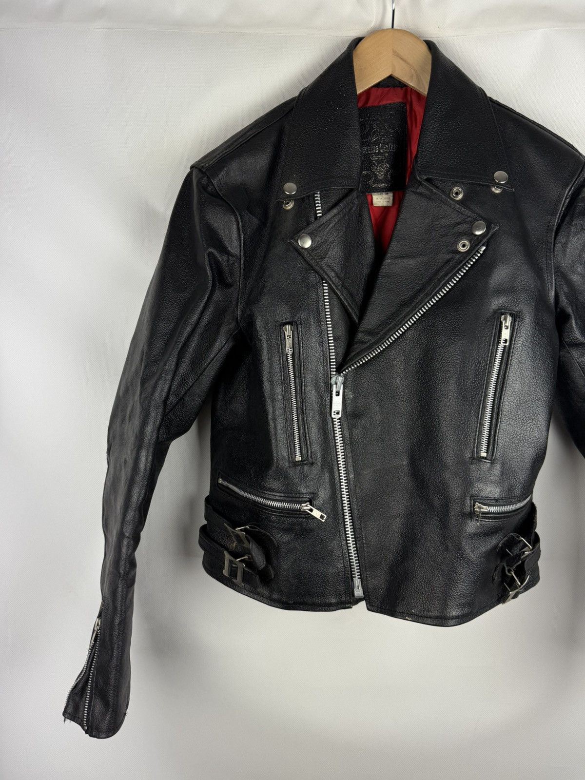 Vintage 80s Campri Everest Men's Leather Biker Jacket