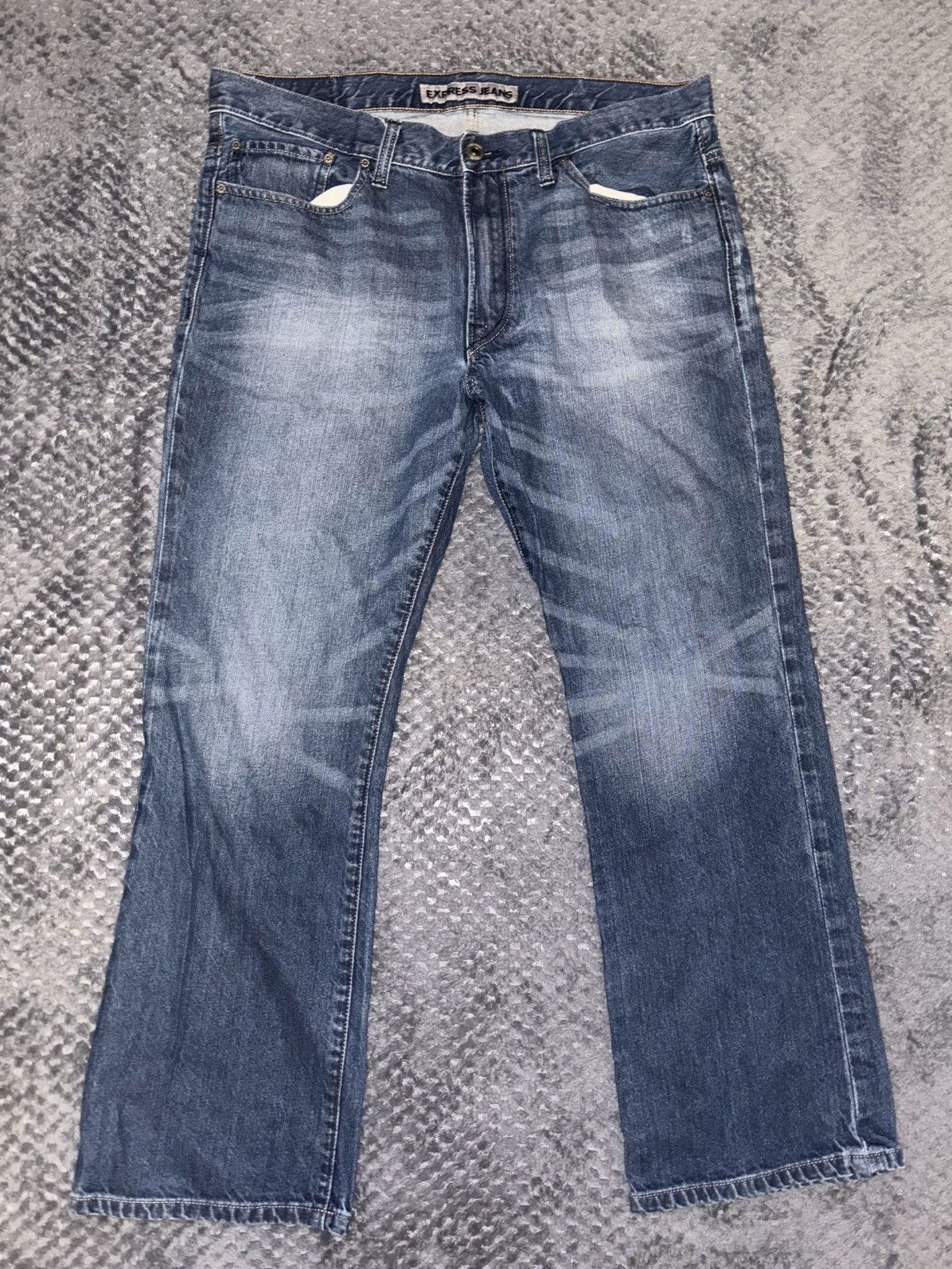 Express Casual fit Blue 36x30 Express Denim Jeans Size US 34 / EU 50 - 1 Thumbnail