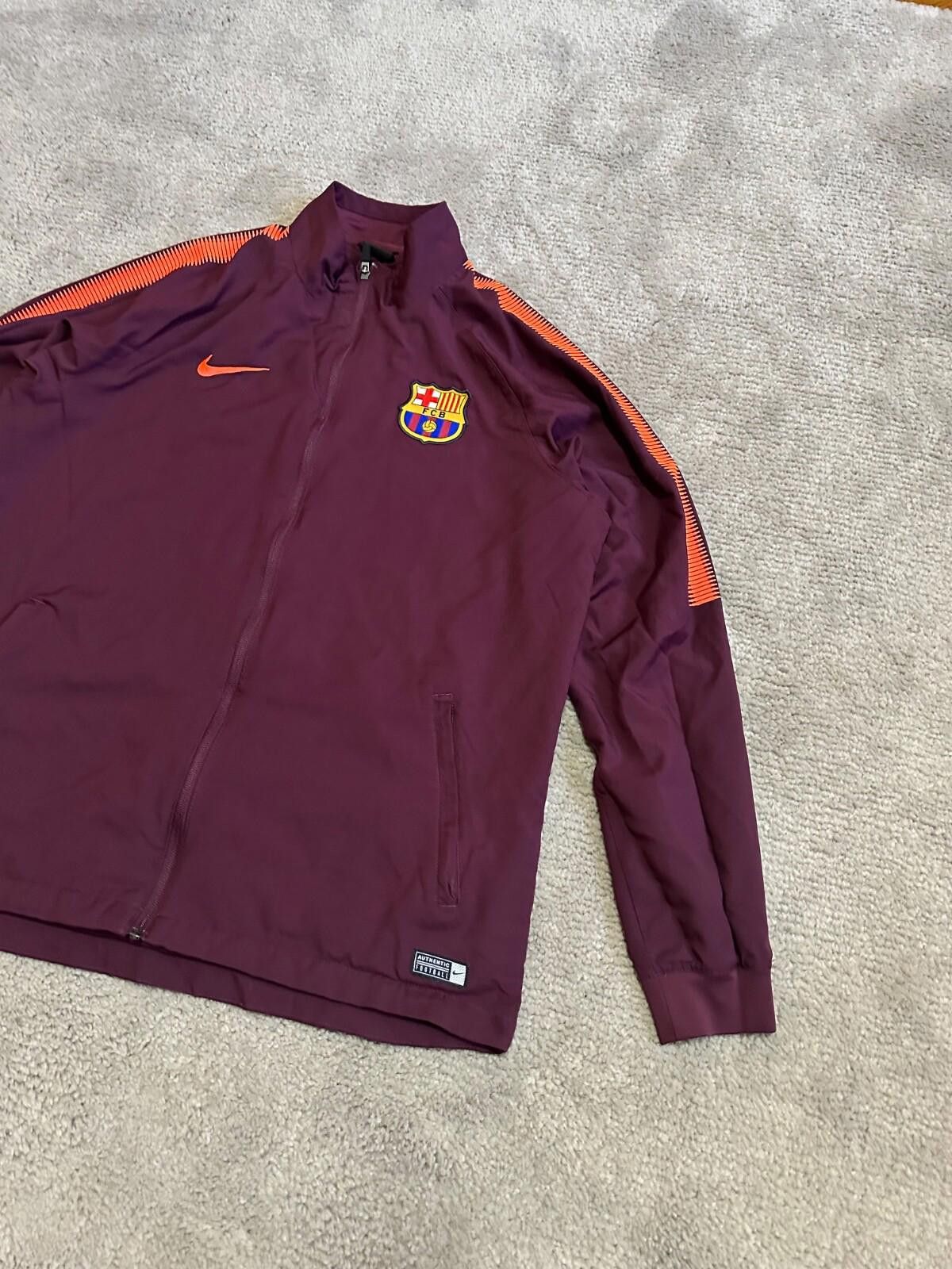 Nike Nike FC Barcelona Training Jacket Shirt Jersey Sweatshirt XL Size US XL / EU 56 / 4 - 3 Thumbnail