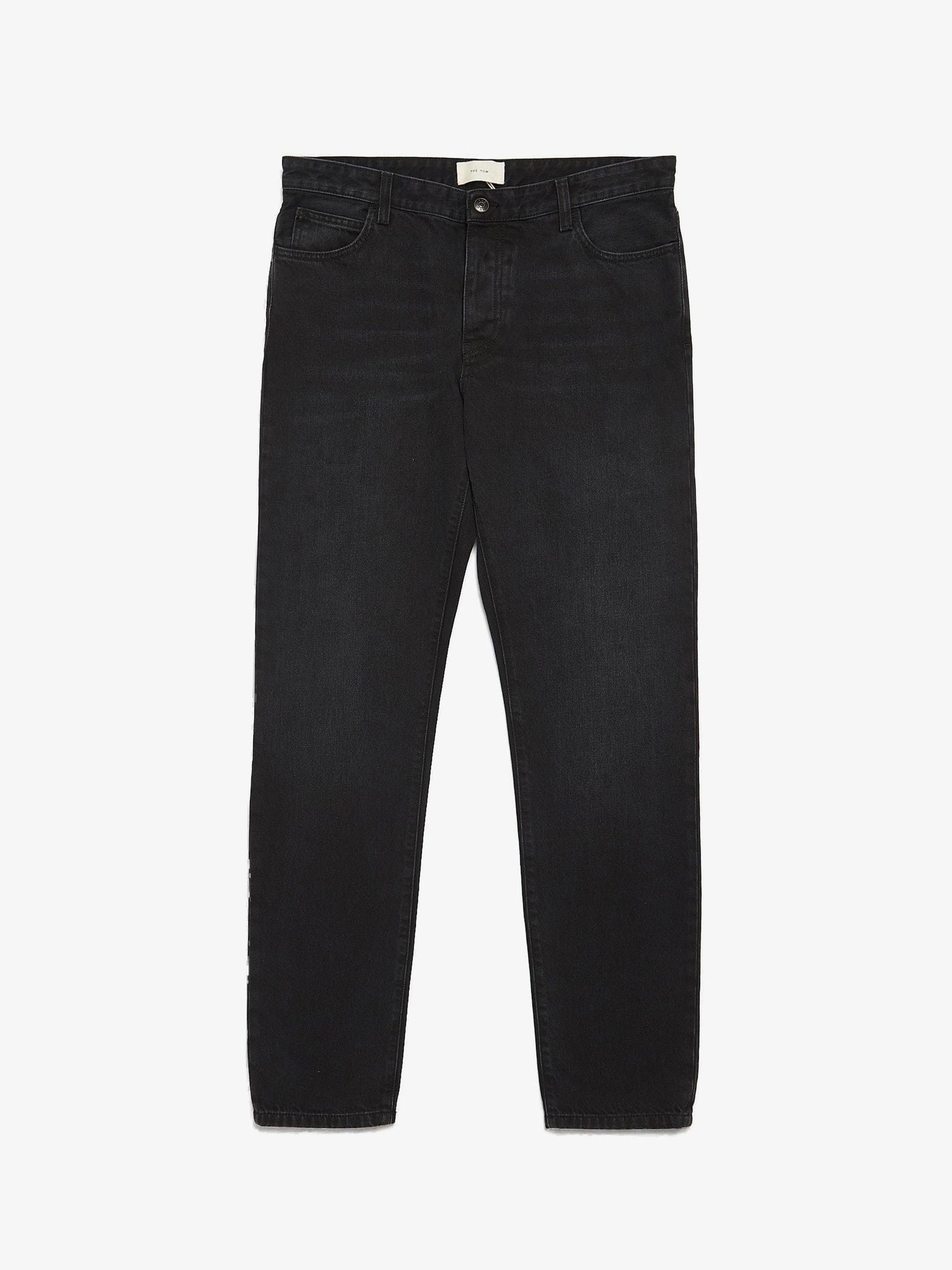 【in a row】Rouge black denim WIDE LEG JEANS - Black | ZARA United States