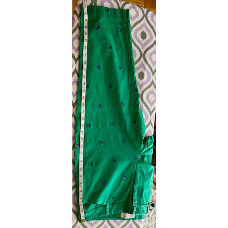 Talbots Talbots Embroidered Ankle Pants – Size 8 – Coastal Shell Size 30" / US 8 / IT 44 - 2 Thumbnail
