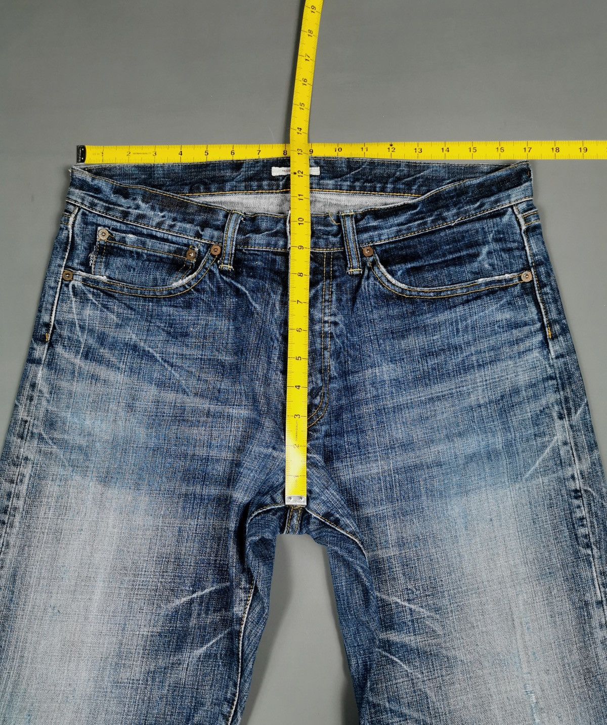 Eternal Eternal Japan Distressed Ankle Denim Jeans Size US 34 / EU 50 - 10 Thumbnail