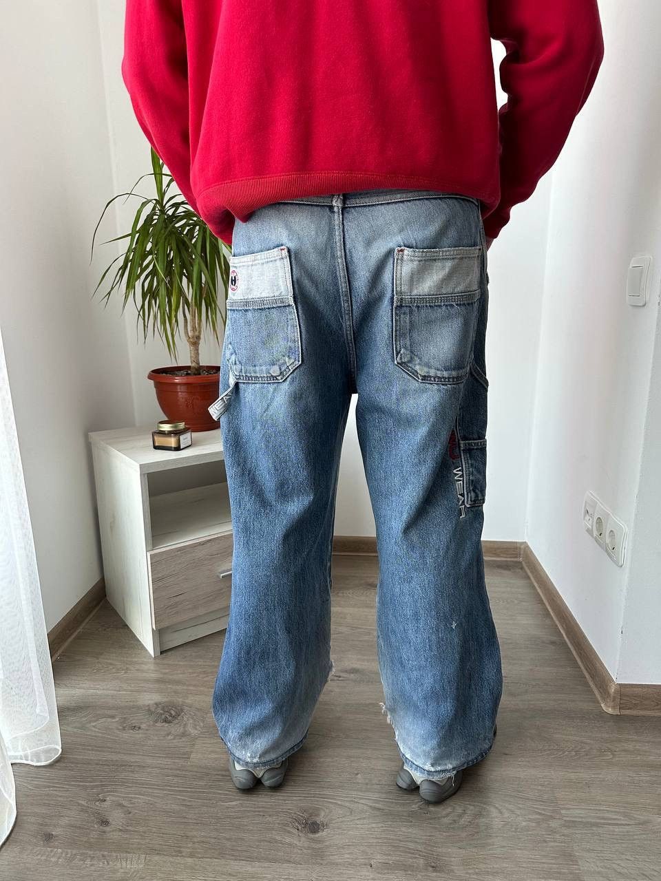 Japanese Brand × Vintage × Wu-Tang Clan Vintage Wu-Wear Denim Wu-Tang Baggy Japanese Pants Size US 32 / EU 48 - 9 Thumbnail