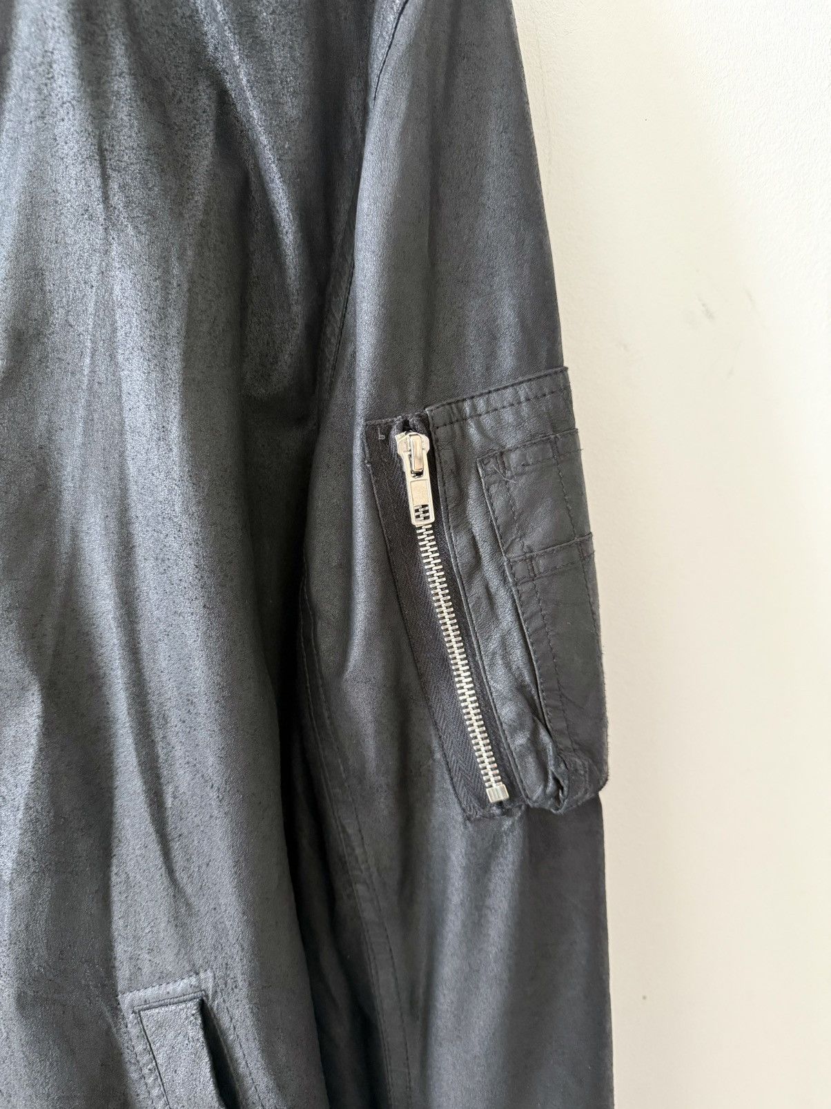 Rick Owens Rick Owens « Bomber Leather Jacket » Size US M / EU 48-50 / 2 - 6 Thumbnail