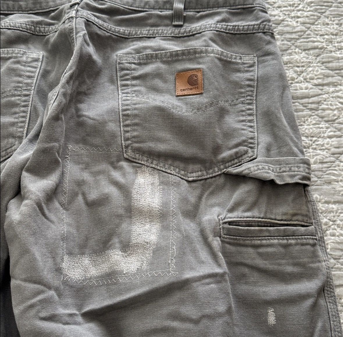 Carhartt Vintage Carhartt Carpenter Ripstop Loose Fit Work Pants Size US 35 - 5 Thumbnail