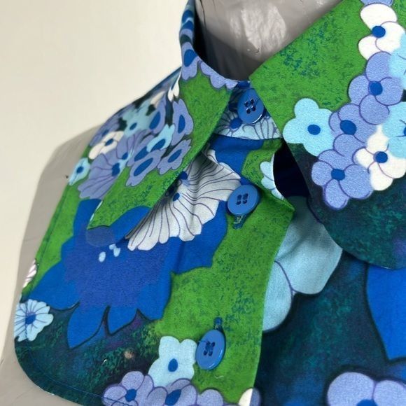 Carven Carven Floral Collar Point Placket Under Shirt Size S / US 4 / IT 40 - 2 Thumbnail