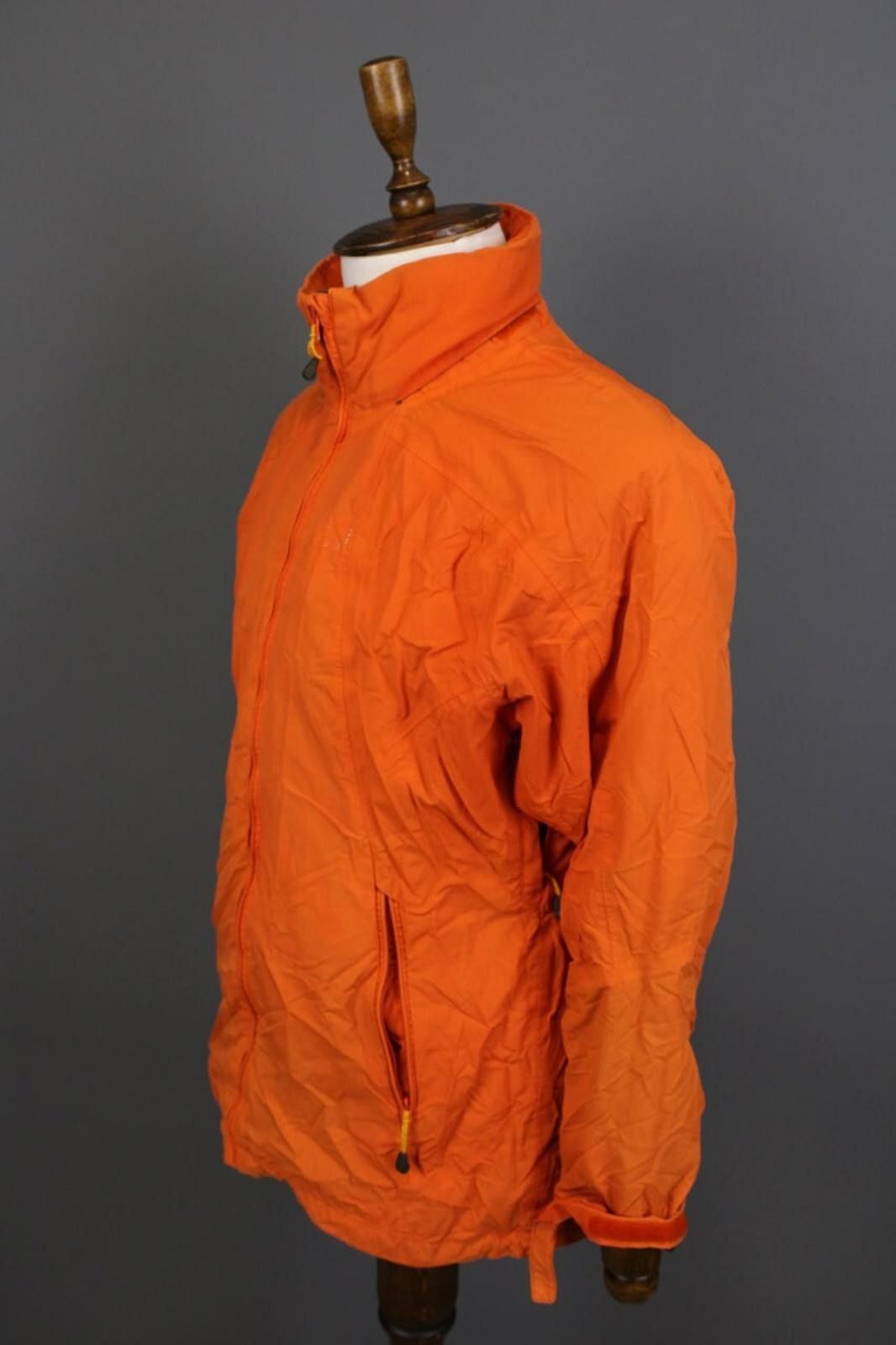 Nicole Miller Millet Orange Lightweight High Neck Track Jacket Size L Size US L / EU 52-54 / 3 - 9 Thumbnail