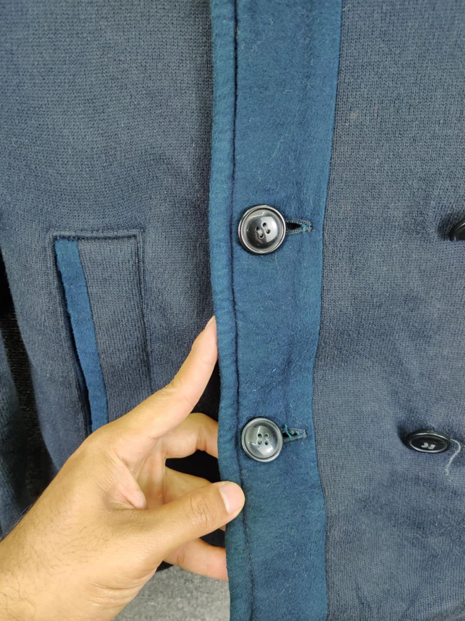 Blue Blue Japan Vintage Blue Blue Japan Arigato Double Breasted Coat Jacket Size US M / EU 48-50 / 2 - 13 Thumbnail