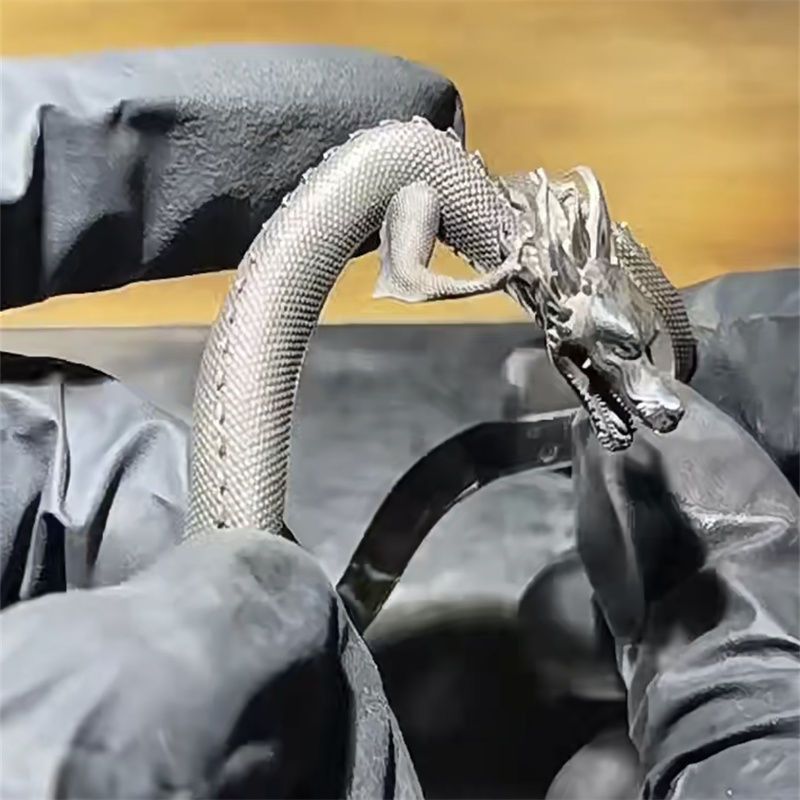 Jewelry Domineering Dragon Shape Cuff Bracelet Size ONE SIZE - 2 Thumbnail