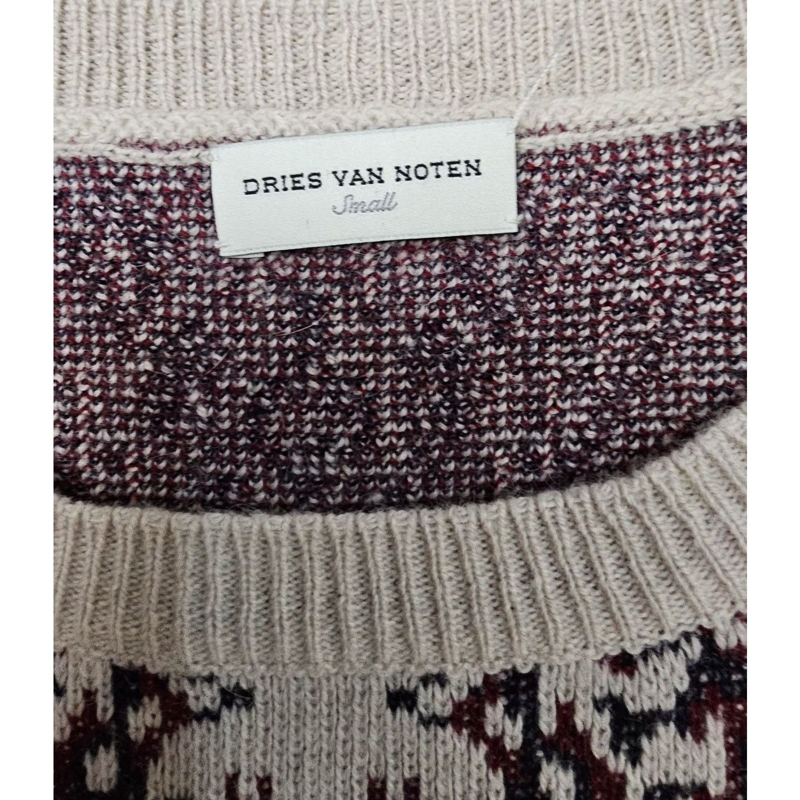Dries Van Noten Dries Van Noten Men’s Vintage Alpaca/Wool Sweater Size S Size US S / EU 44-46 / 1 - 5 Thumbnail