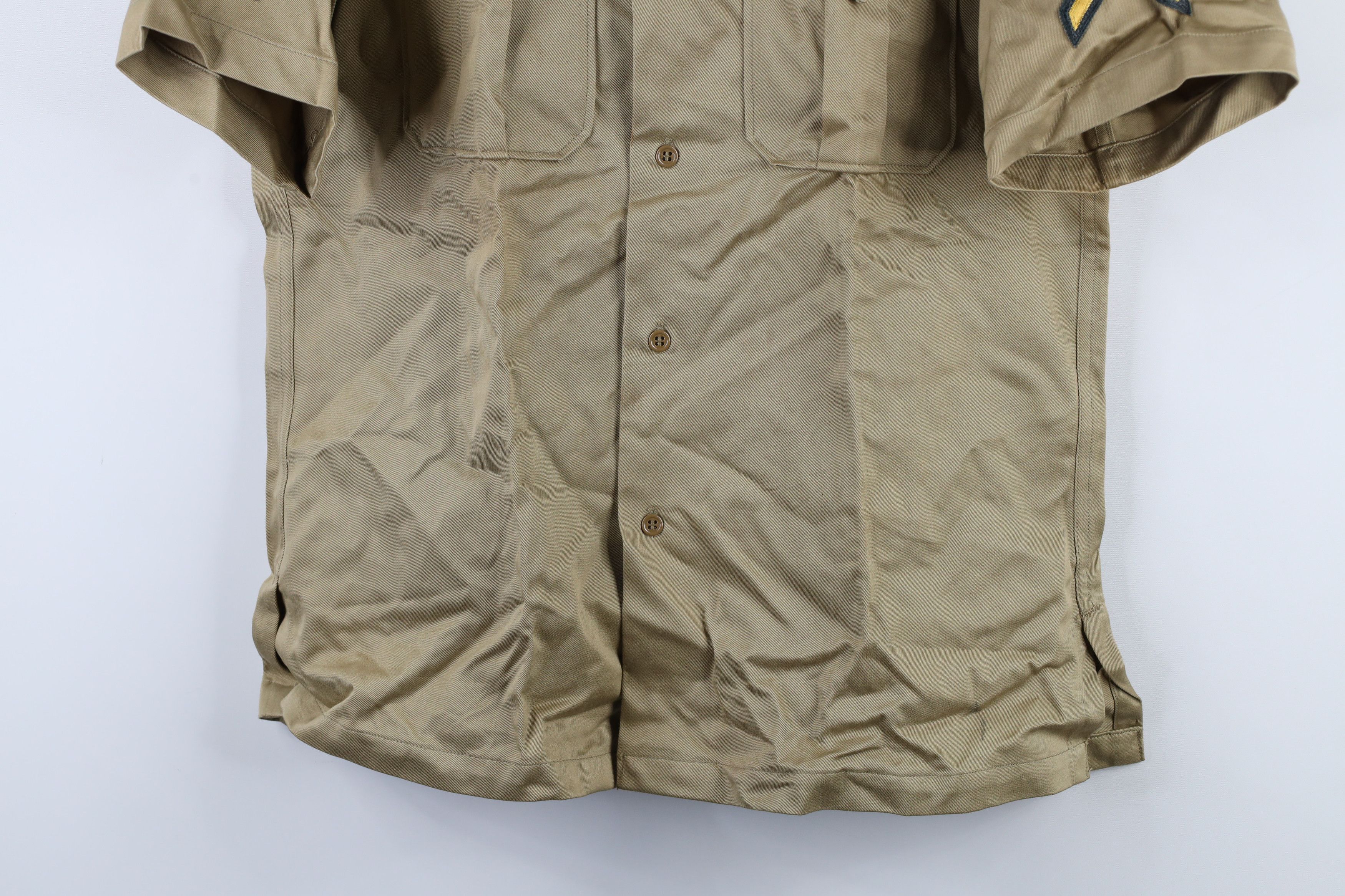 Vintage Vintage 50s Korean War Short Sleeve Button Shirt USA Size US M / EU 48-50 / 2 - 3 Thumbnail
