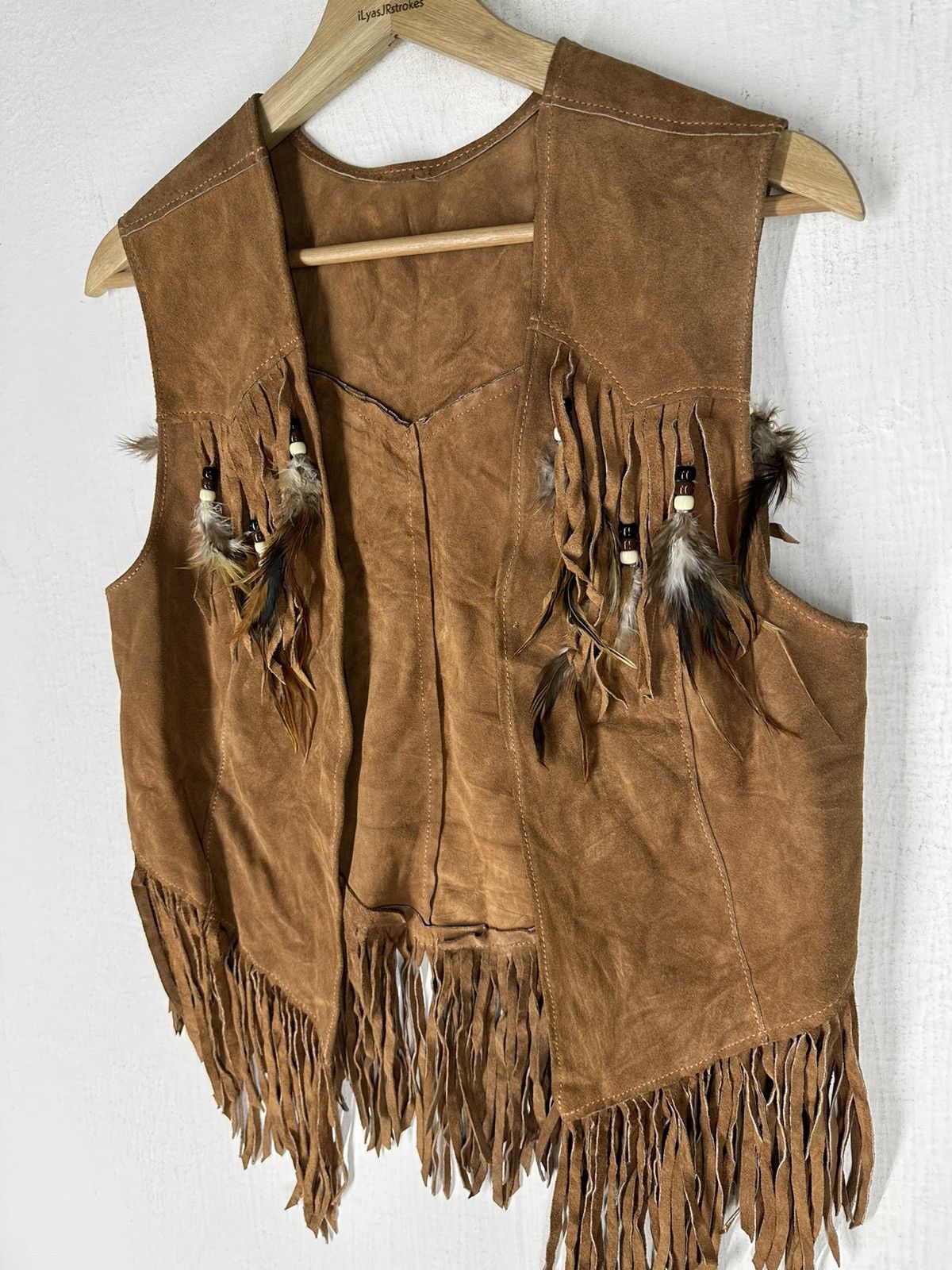 Japanese Brand Vintage Autumn Winter Faux Suede Ethnic Sleeveless Vest Size US S / EU 44-46 / 1 - 3 Thumbnail