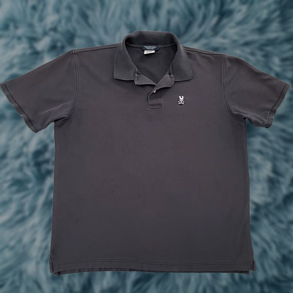 Psycho Bunny Psycho Bunny Shirt Adult Polo Cotton Short Sleeve Preppy Mens 2XL Blue Polo Shirt Size US XXL / EU 58 / 5 - 1 Thumbnail