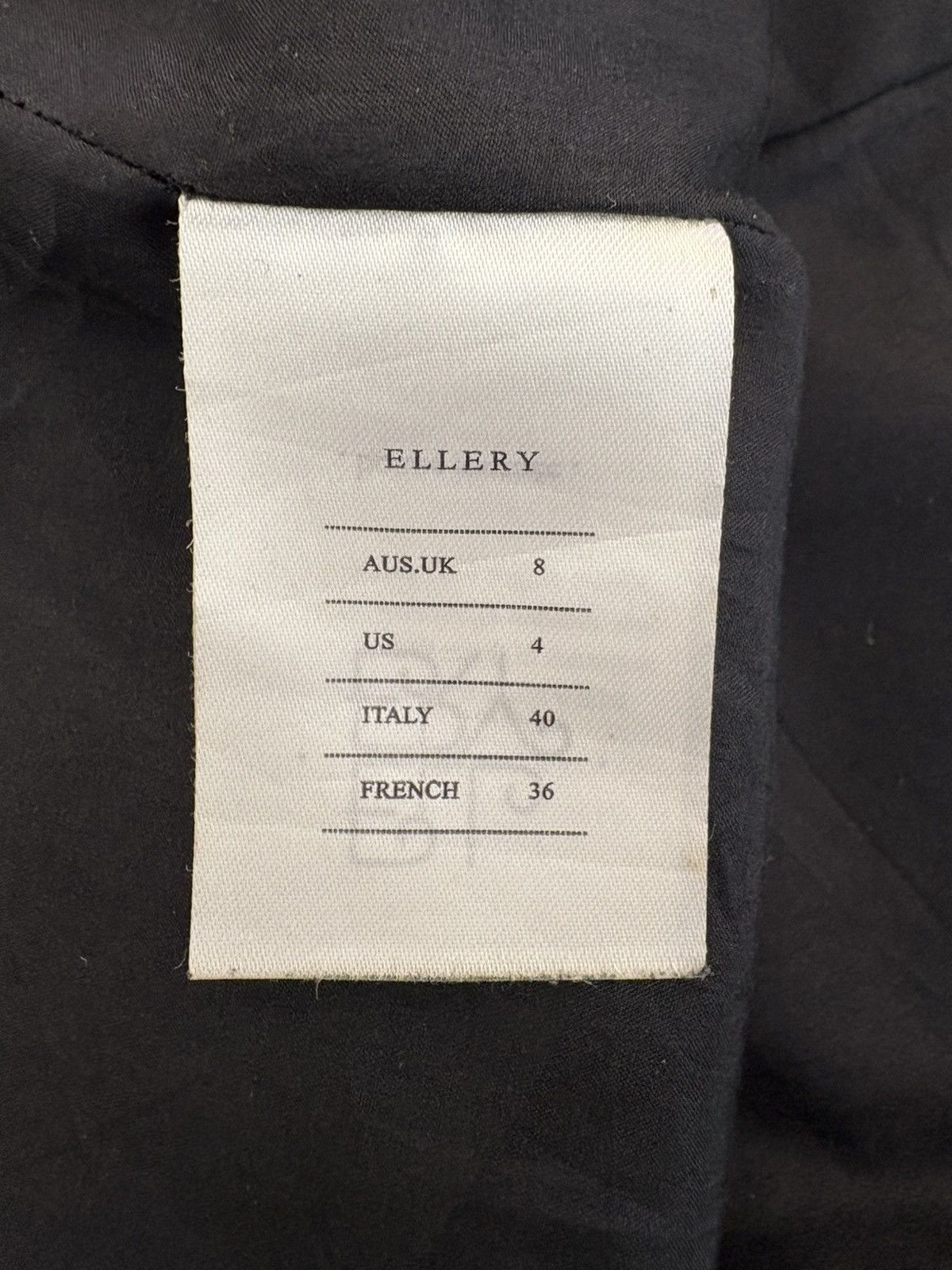 ELLERY ELLERY Leather & Silk Textured Skirt Size 27" / US 4 / IT 40 - 5 Thumbnail