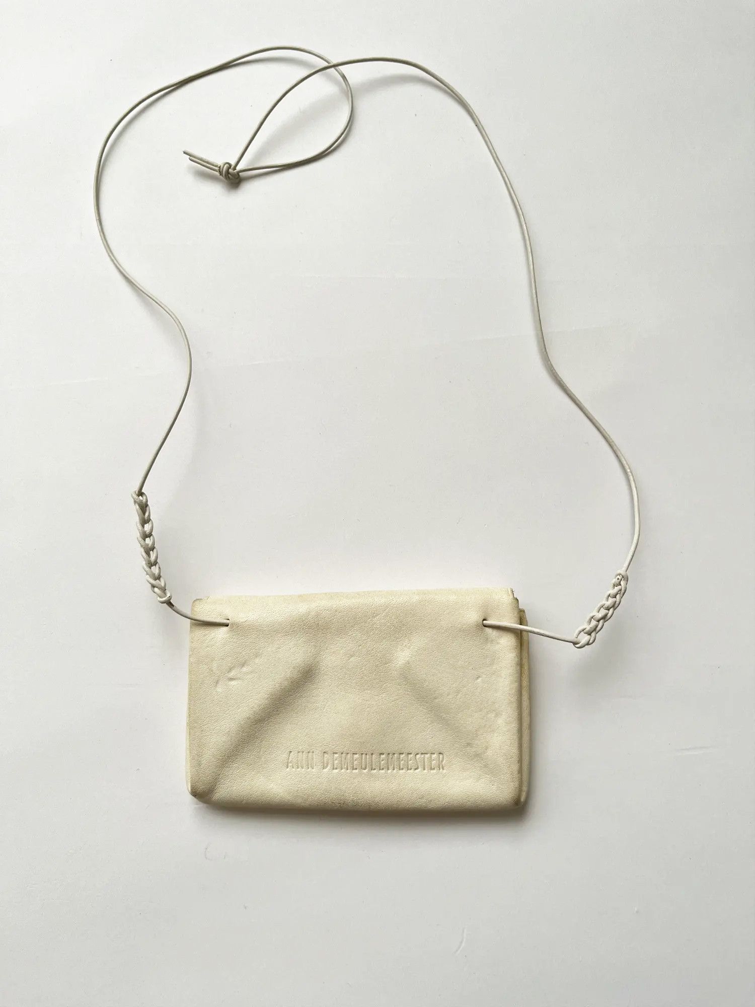 Ann Demeulemeester ⚡️QUICK SALE⚡️Ann Demeulemeester Cream Mini Leather Bag Size ONE SIZE - 2 Thumbnail