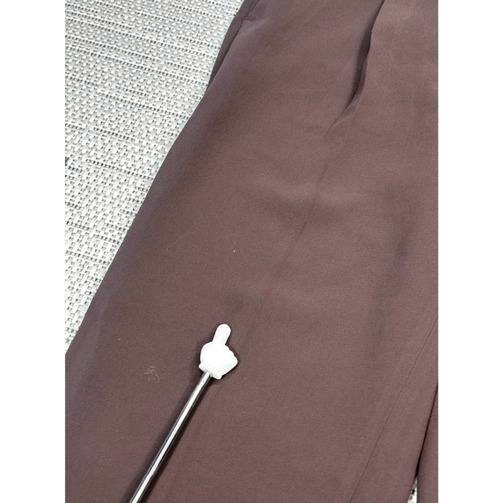 Vintage Wilfred Pants Womens 2 Brown Stretch Mid Rise Tapered Leg Ankle Hem Classic, Modern 27in Inseam Girls? Mens? Wait. End with Womens. Size 26" / US 2 / IT 38 - 3 Thumbnail