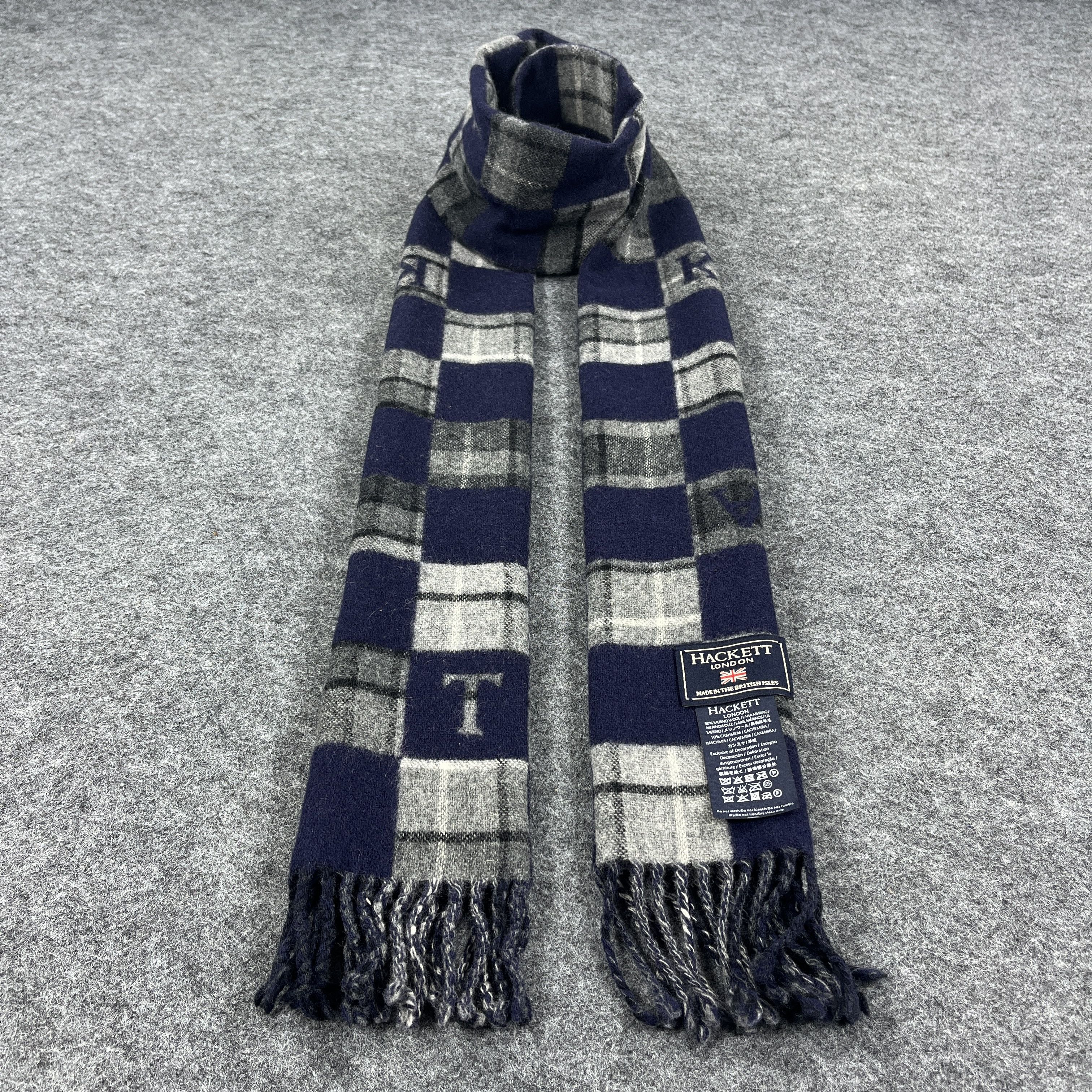 Hackett × Vintage Hackett Scarf / Muffler / Neckwear T1029 Size ONE SIZE - 4 Thumbnail