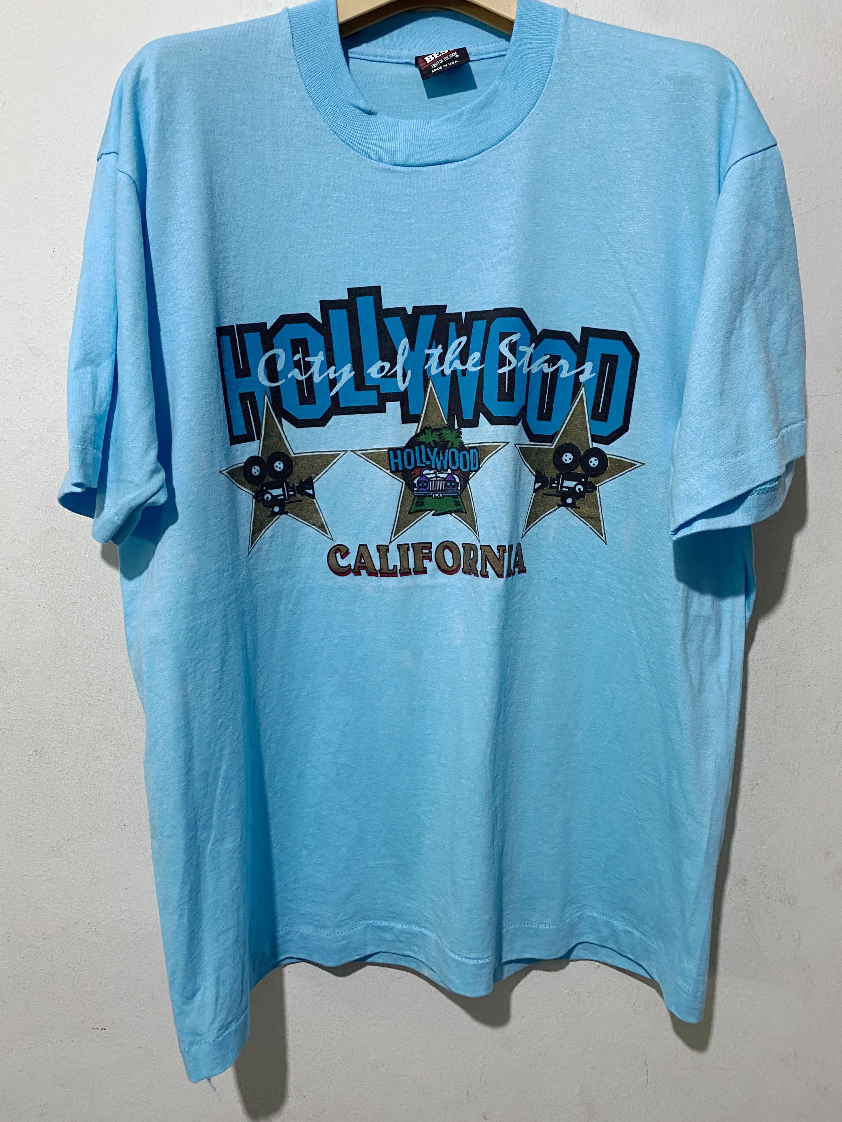 Vintage Vintage 90s Hollywood Shirt Size US L / EU 52-54 / 3 - 1 Thumbnail