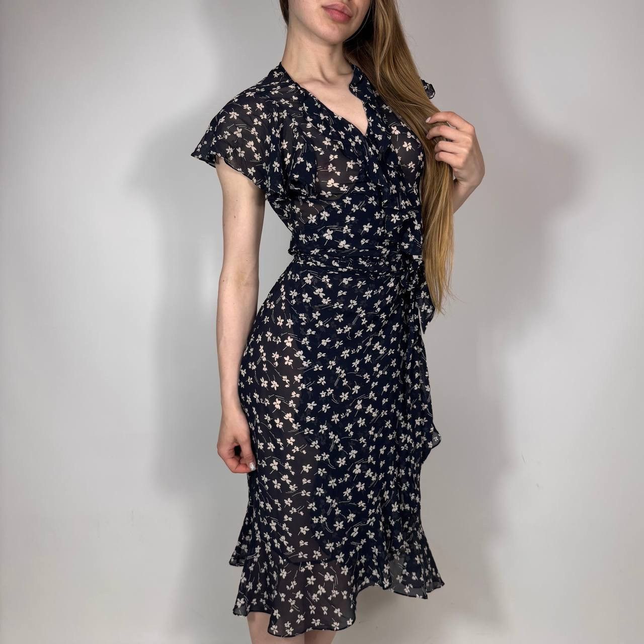 ralph lauren floral silk dress Women's Floral-Print white floral pattern adds romantic intrigue. Lauren Ralph Lauren Petite Floral