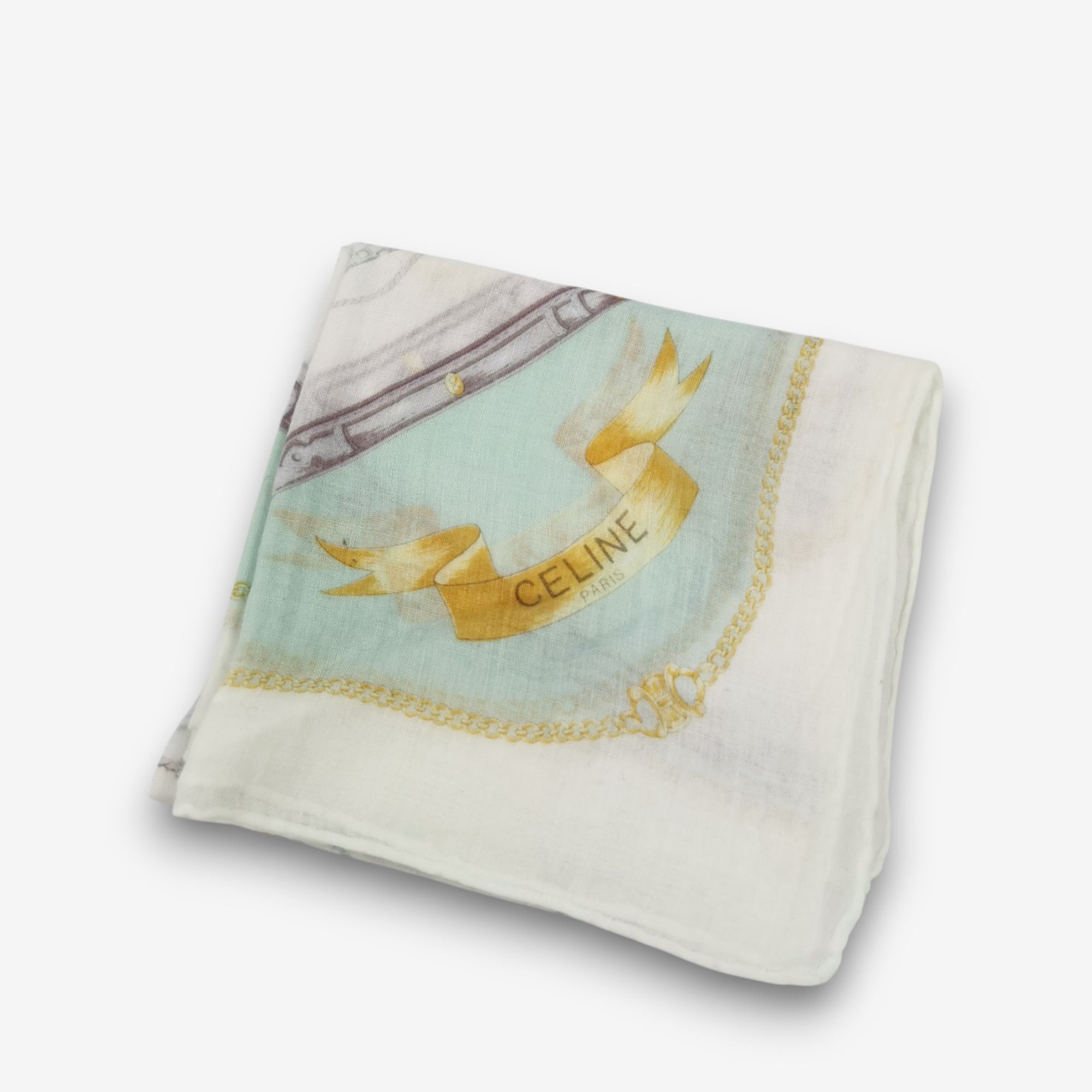 Celine Vintage Celine Handkerchief Pocket Square Bandana Size ONE SIZE - 4 Thumbnail