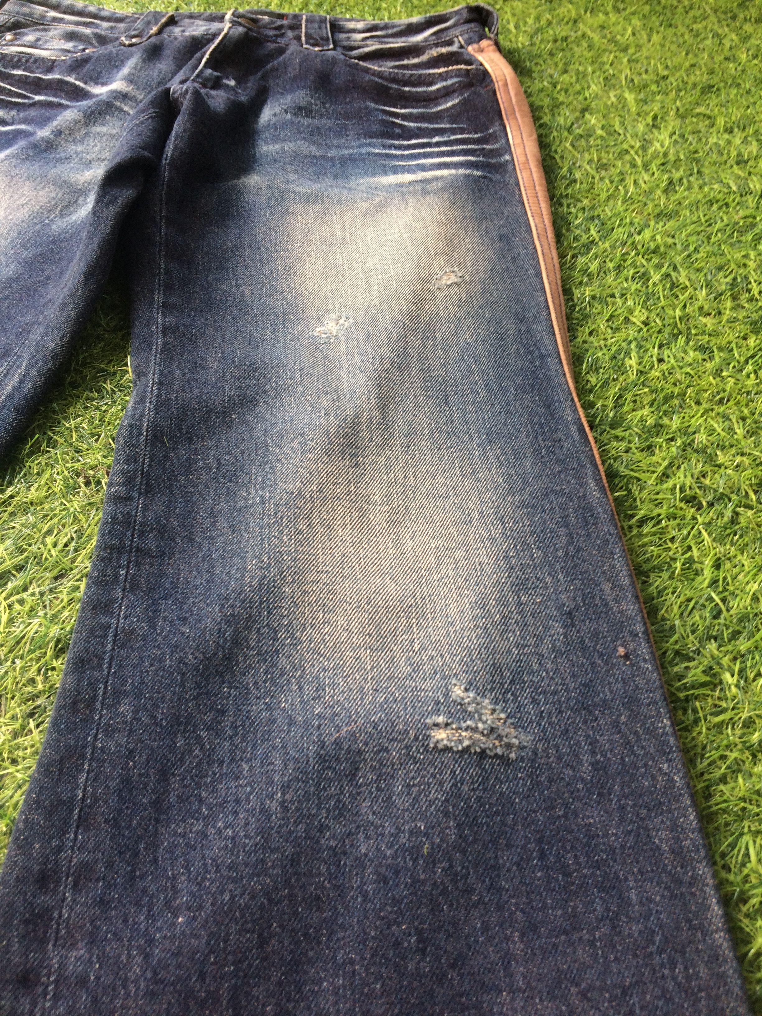 Japanese Brand Japan Two Tone Side Panel Jeans #D-349 Size 28" / US 6 / IT 42 - 7 Thumbnail