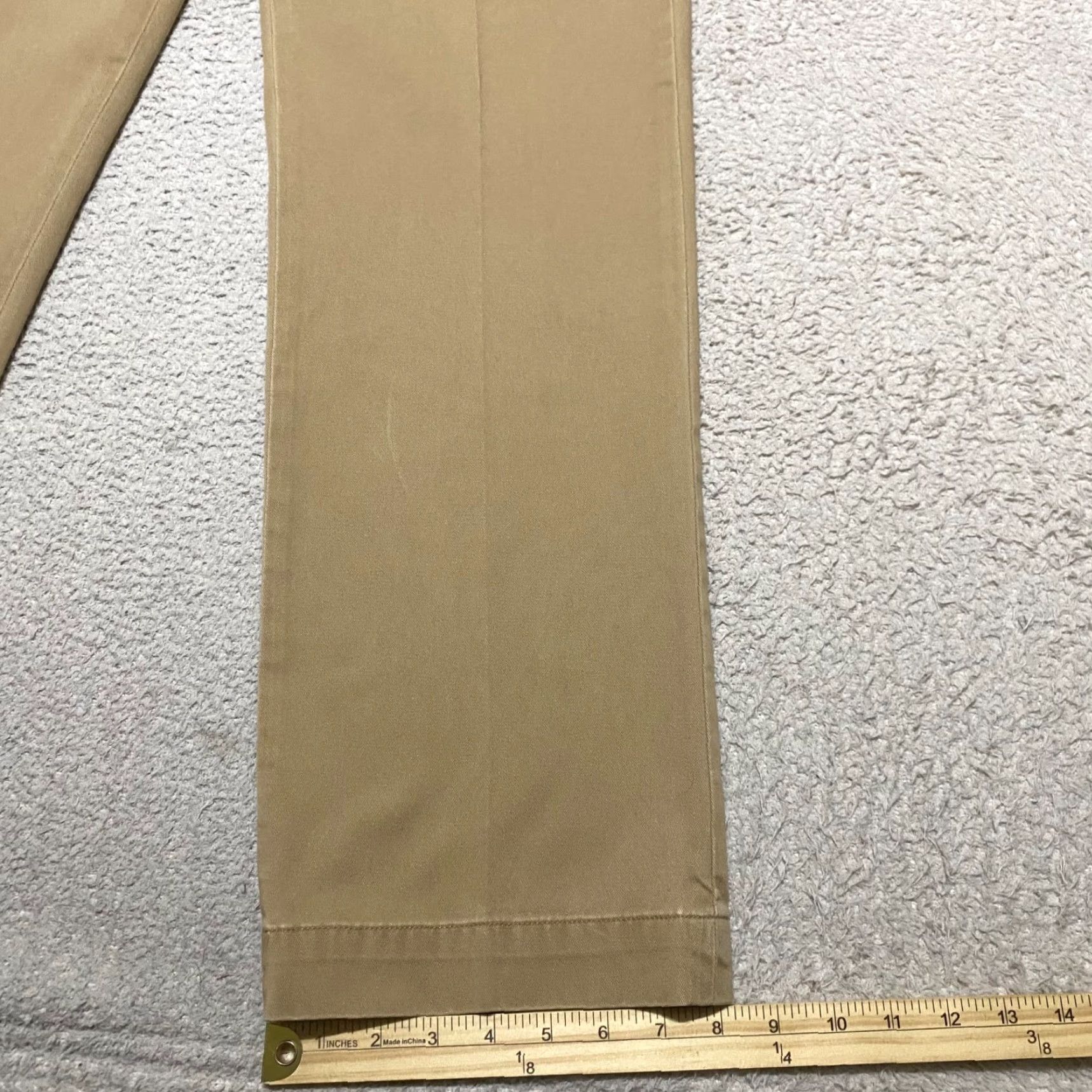 Polo Ralph Lauren Polo Ralph Lauren Pants Mens 36x34 Beige Chino 100% Cotton Straight Mid Rise Size US M / EU 48-50 / 2 - 4 Thumbnail