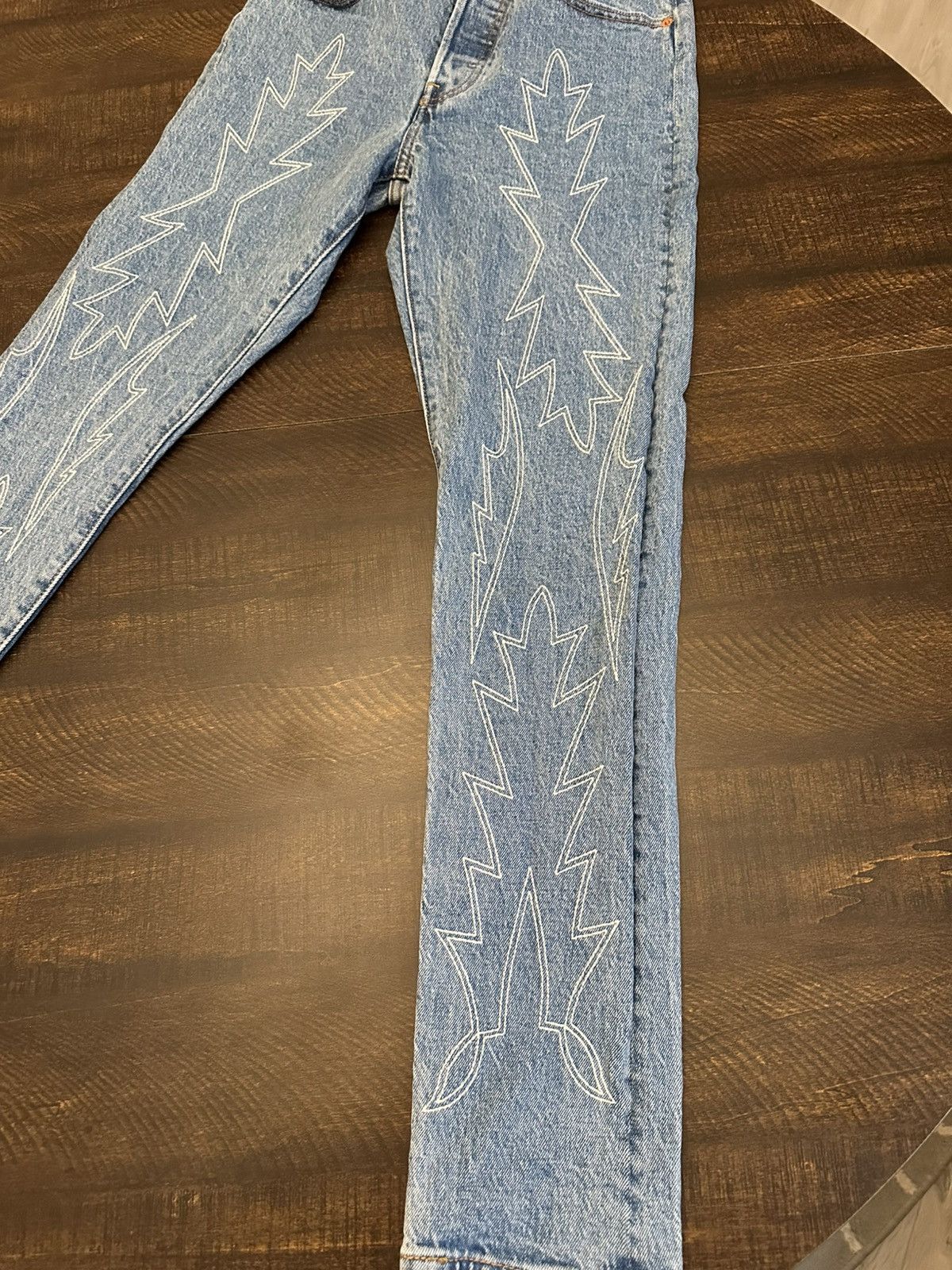 Levi's Levi’s 501 S Premium Skinny Front Pattern 25x29 Jeans Size 25" / US 0 / IT 36 - 2 Thumbnail
