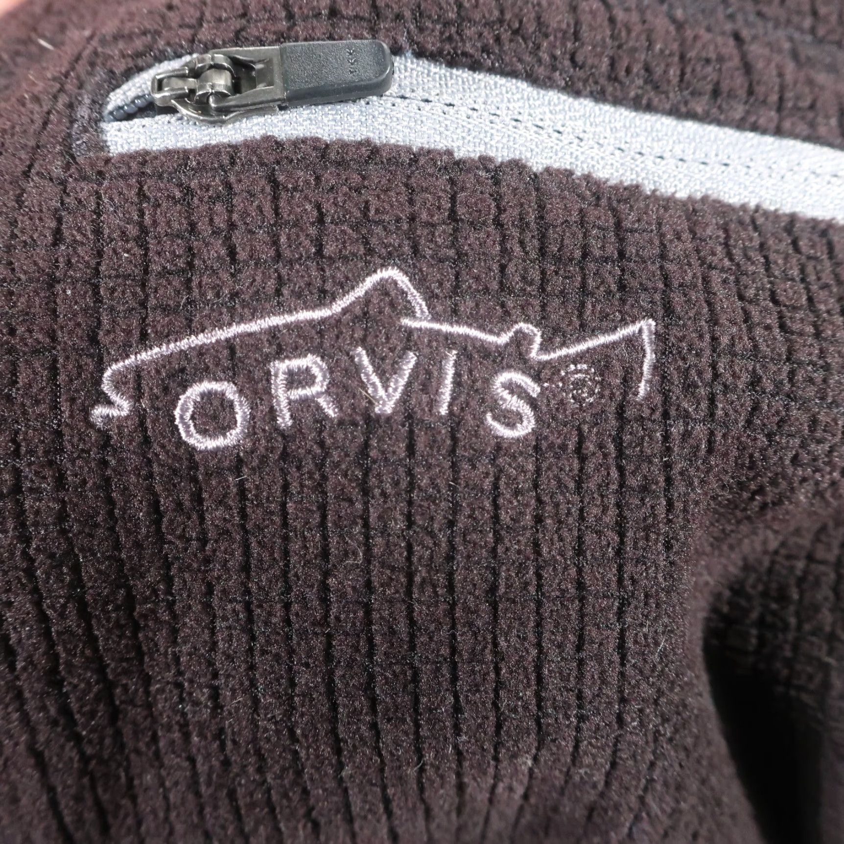Orvis Orvis Trout Bum Sweater Mens M Black Full Zip High Neck Pocket Moisture Wicking Fleece Activewear Fish Size US M / EU 48-50 / 2 - 5 Thumbnail