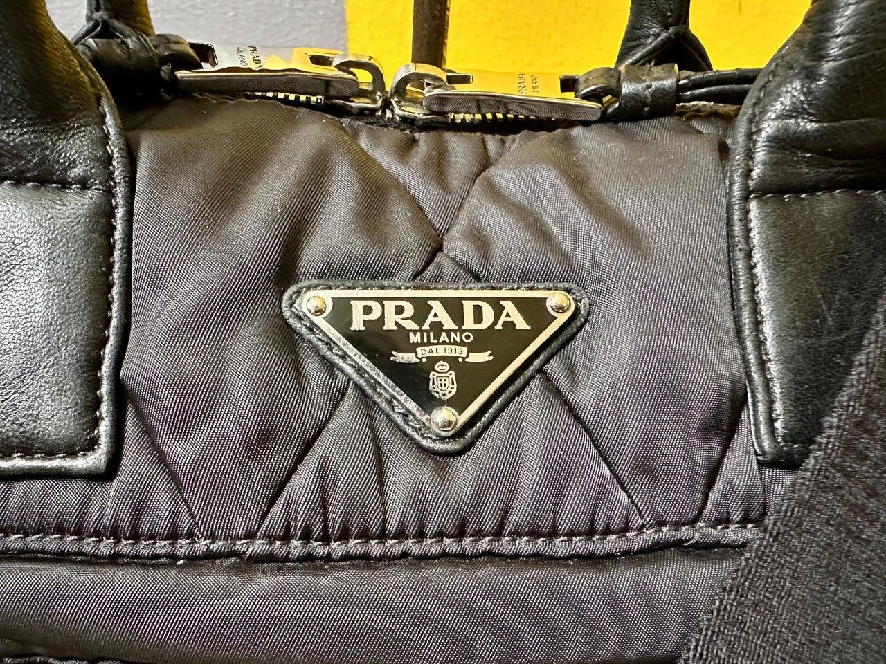 Prada Prada Bomber Convertible Quilted Size ONE SIZE - 14 Thumbnail
