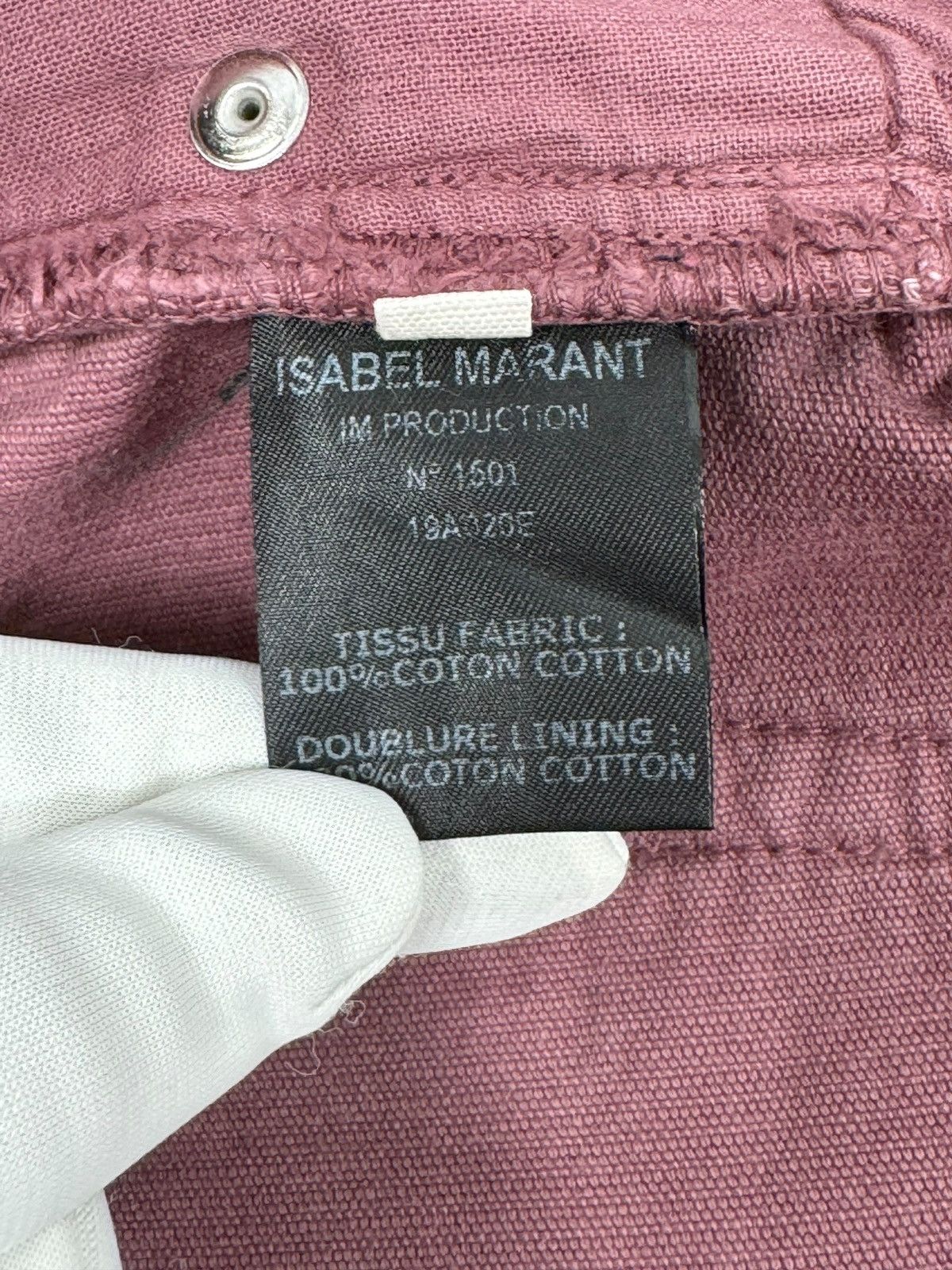 Isabel Marant Etoile Isabel Marant Etoile Corduroy Bordeaux Pants Cotton size 40 Size 28" / US 6 / IT 42 - 12 Thumbnail